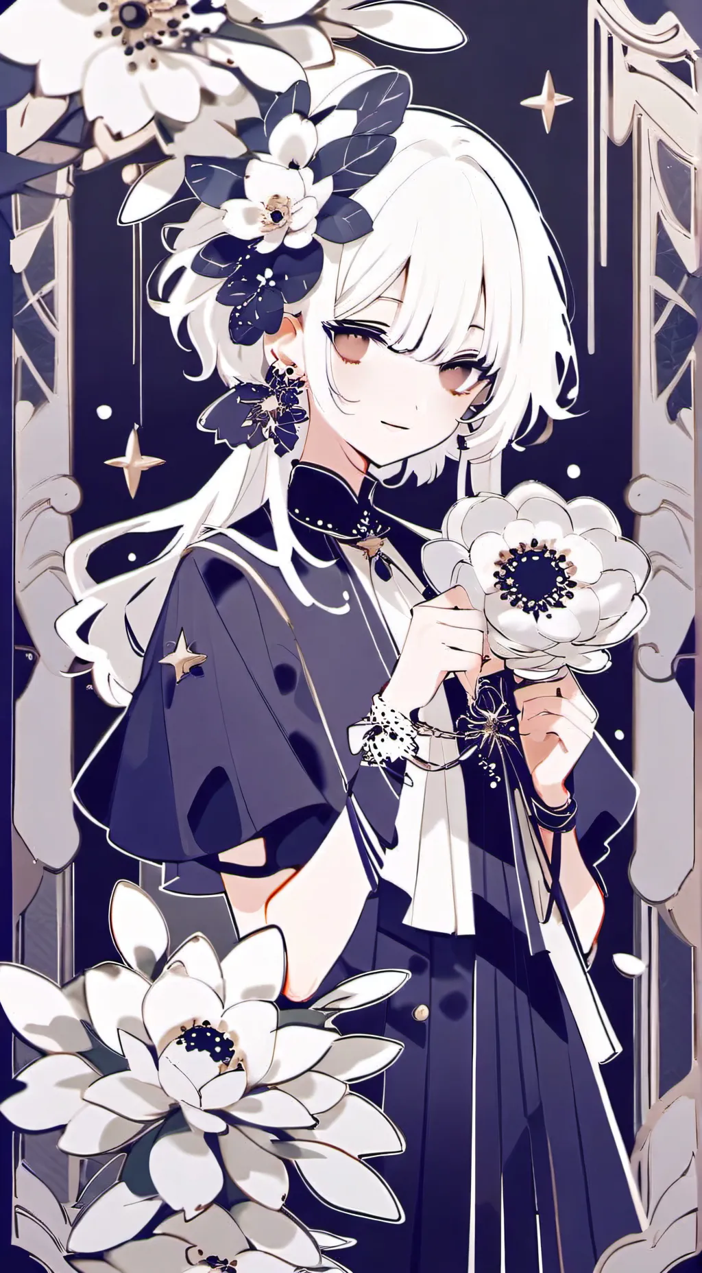 ai character: cikgu hiragi background