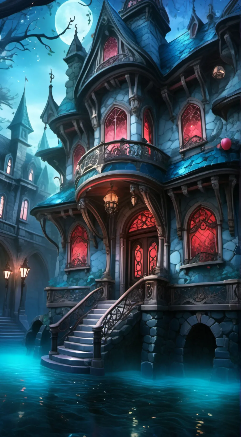 ai character: Hazbin hotel background