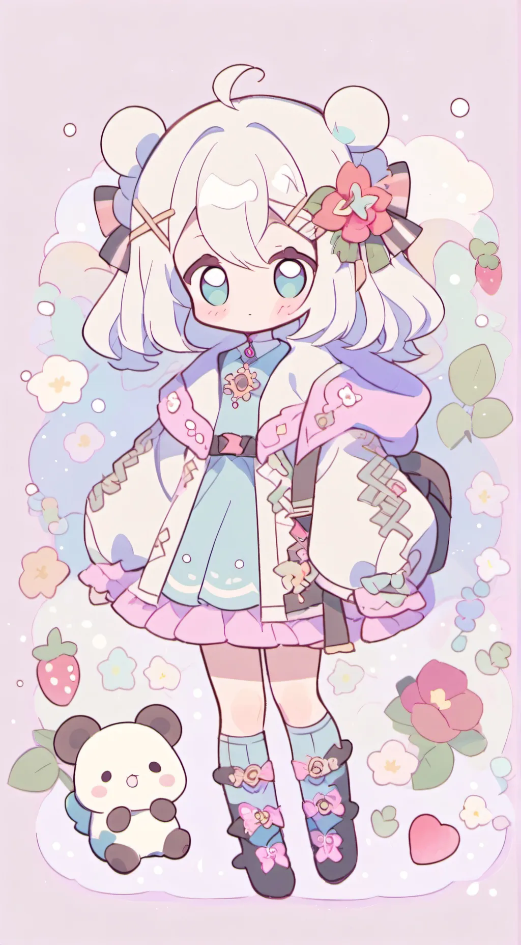 ai character: Alice sua filha background