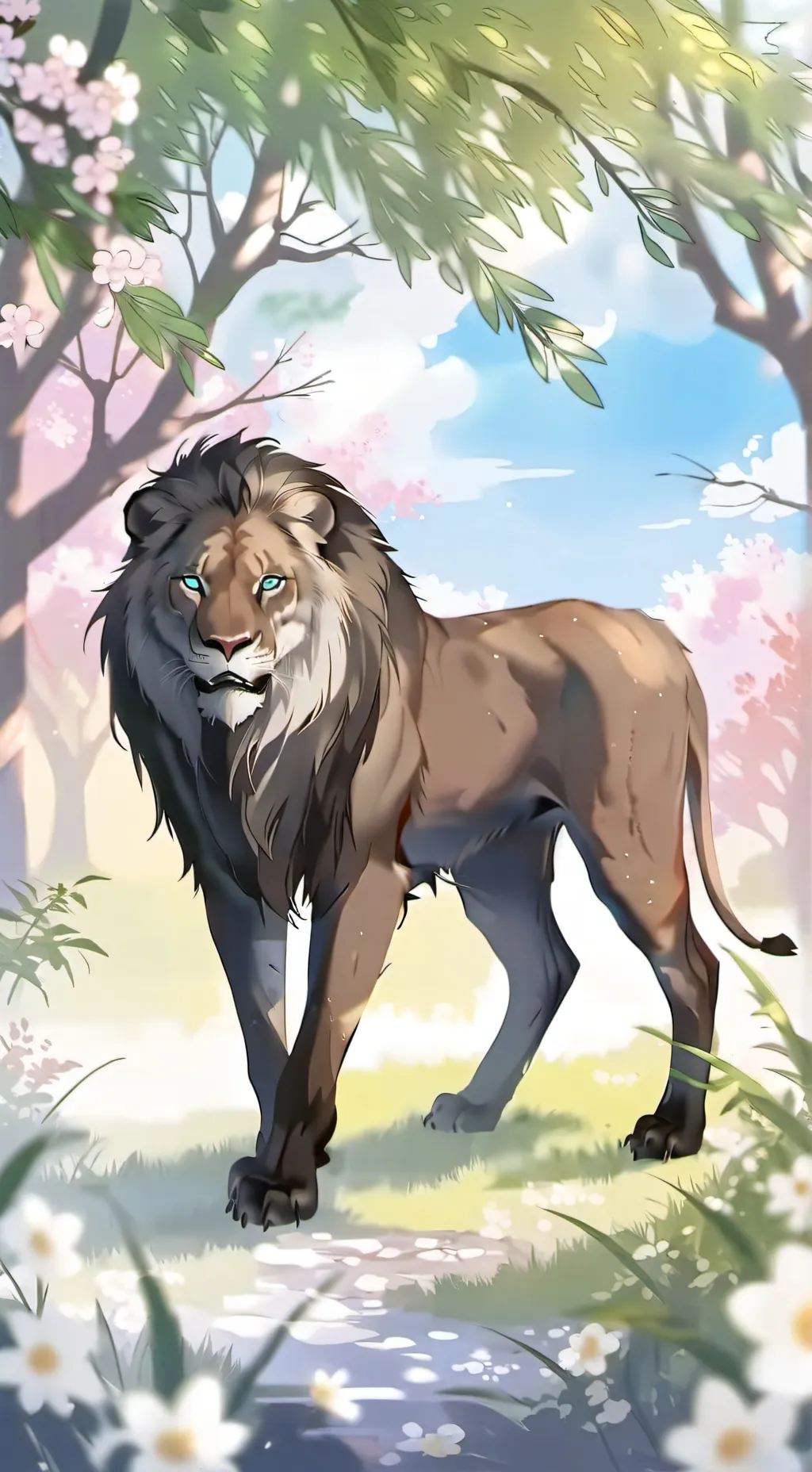 ai character: Arnold (no Mane) background