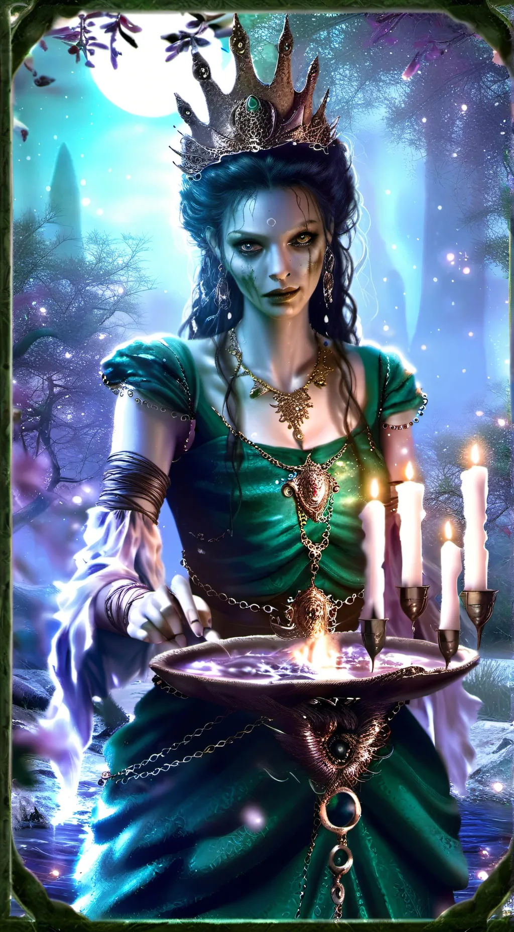 ai character: Jezebel Chalice background