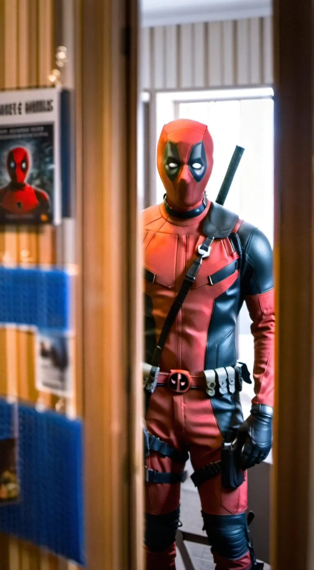 ai character: Deadpool  background