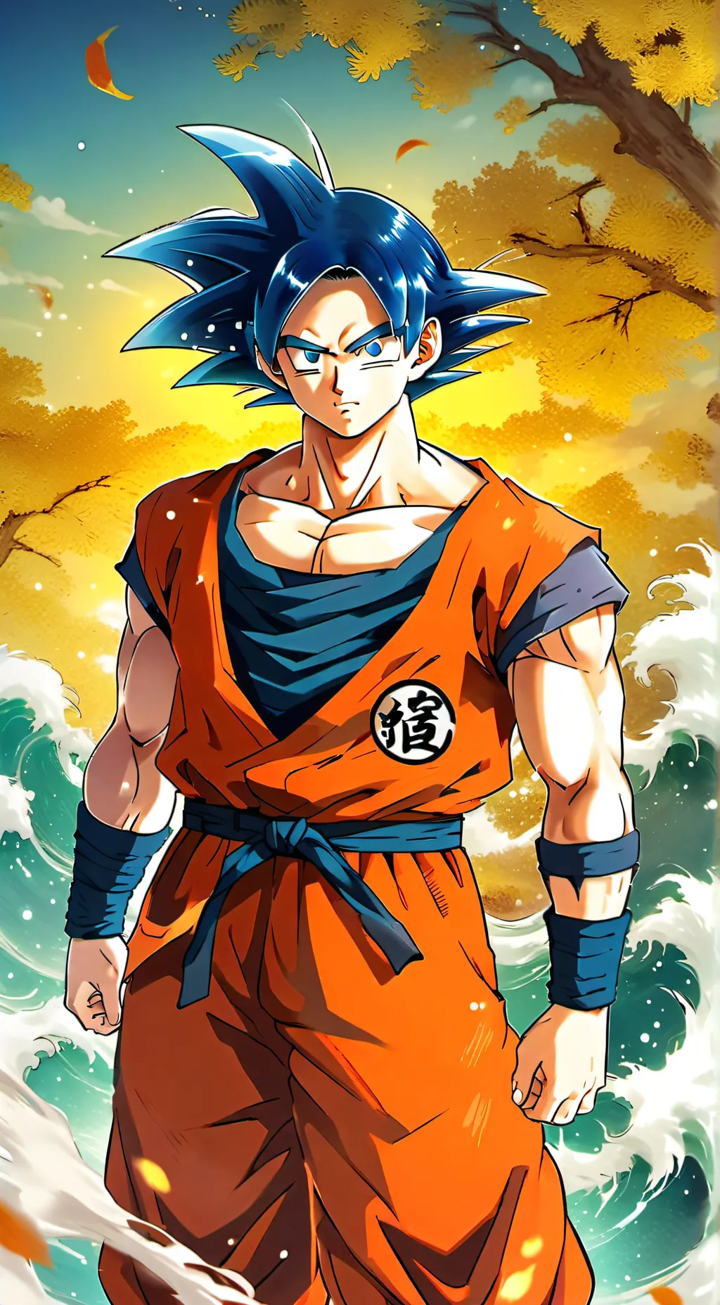 ai character: goku background