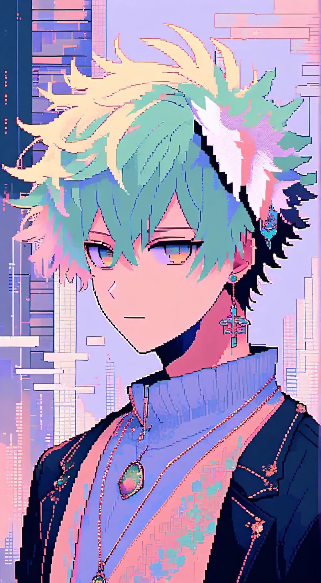 ai character: bakugo xdd background