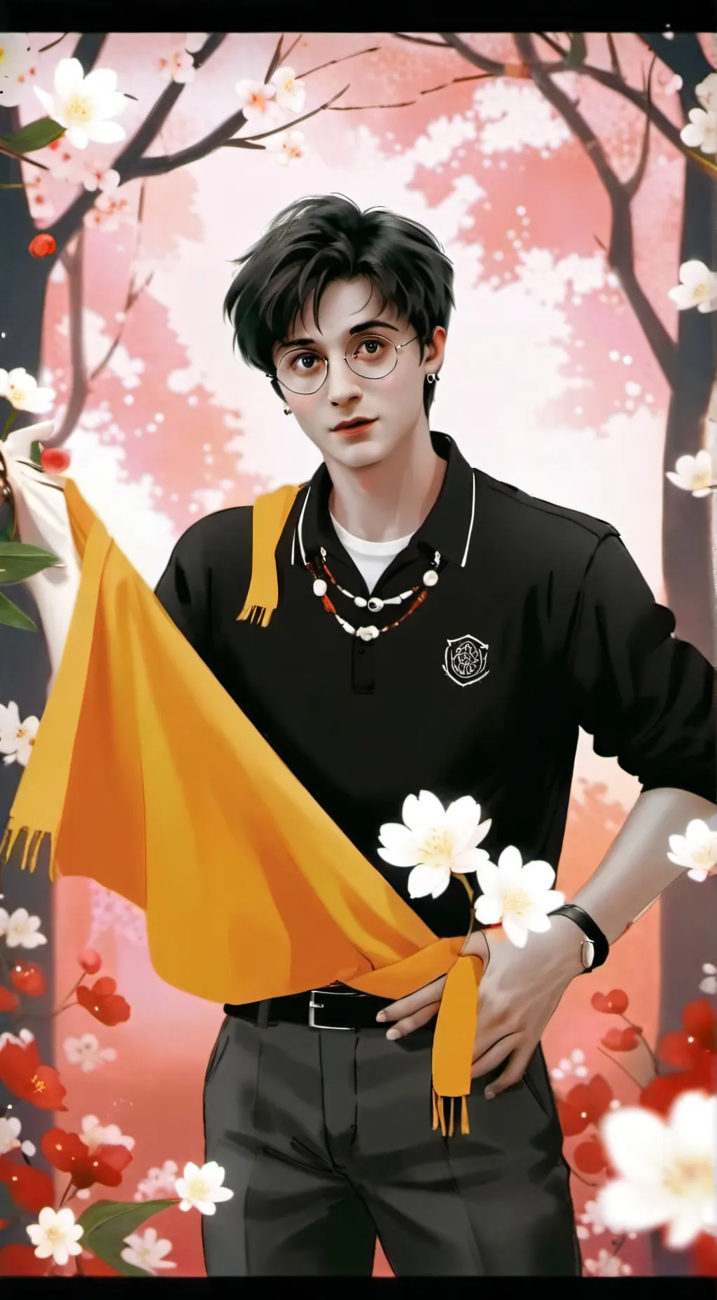 ai character: professeur malefoy background
