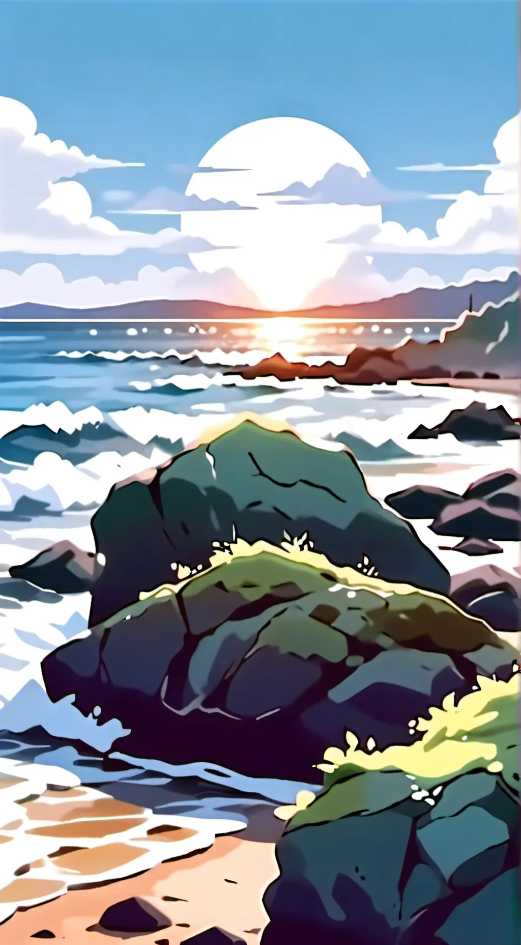 ai character: rock background