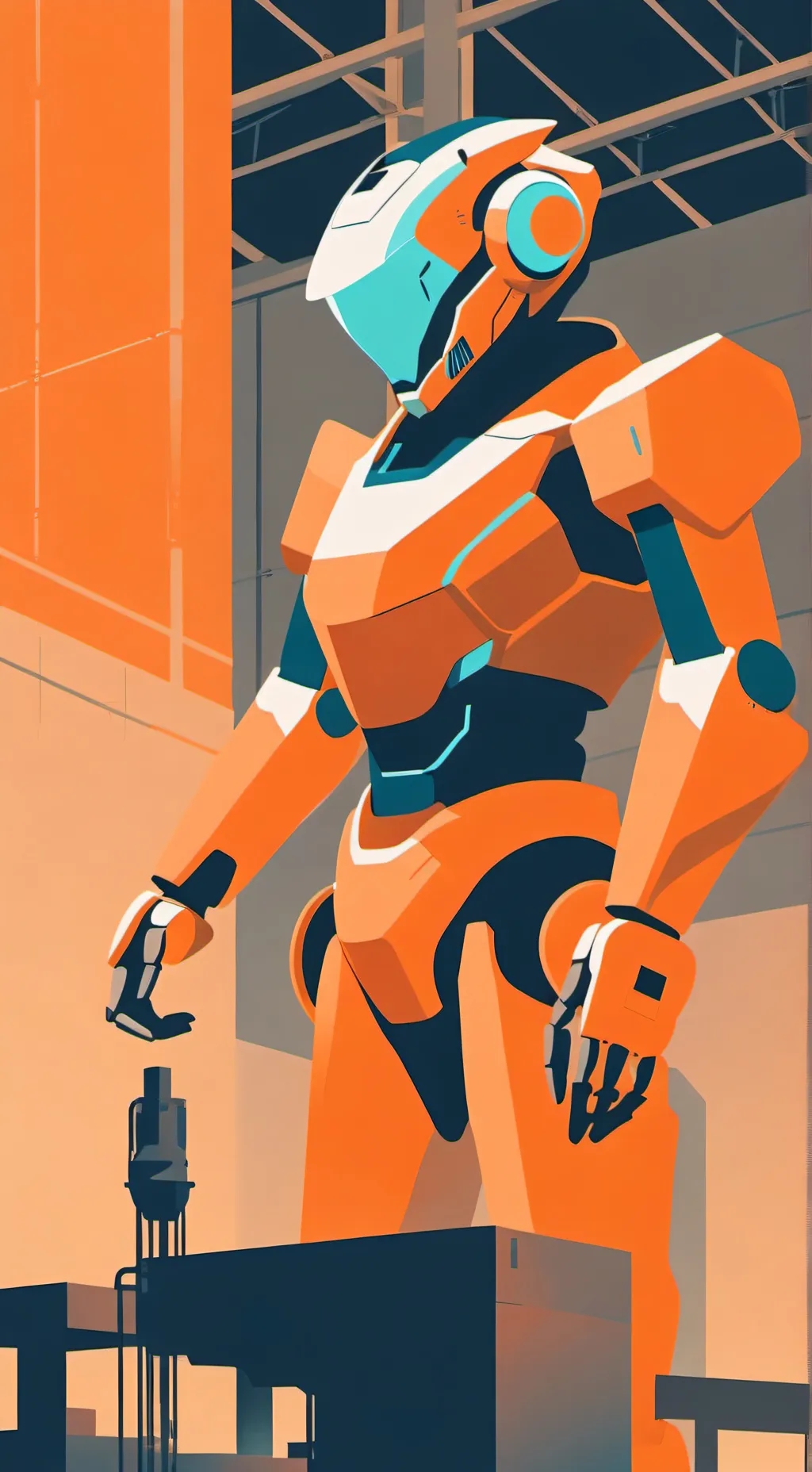 ai character: john the robot background