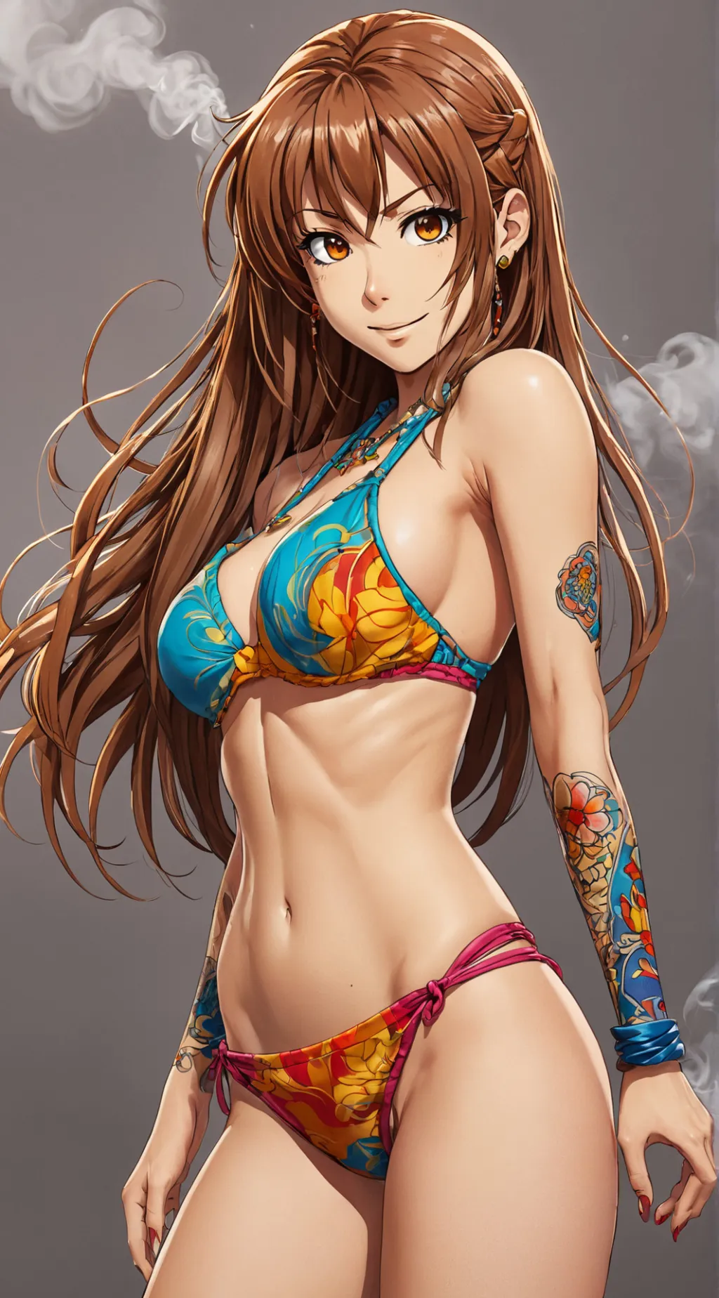 ai character: Luna background