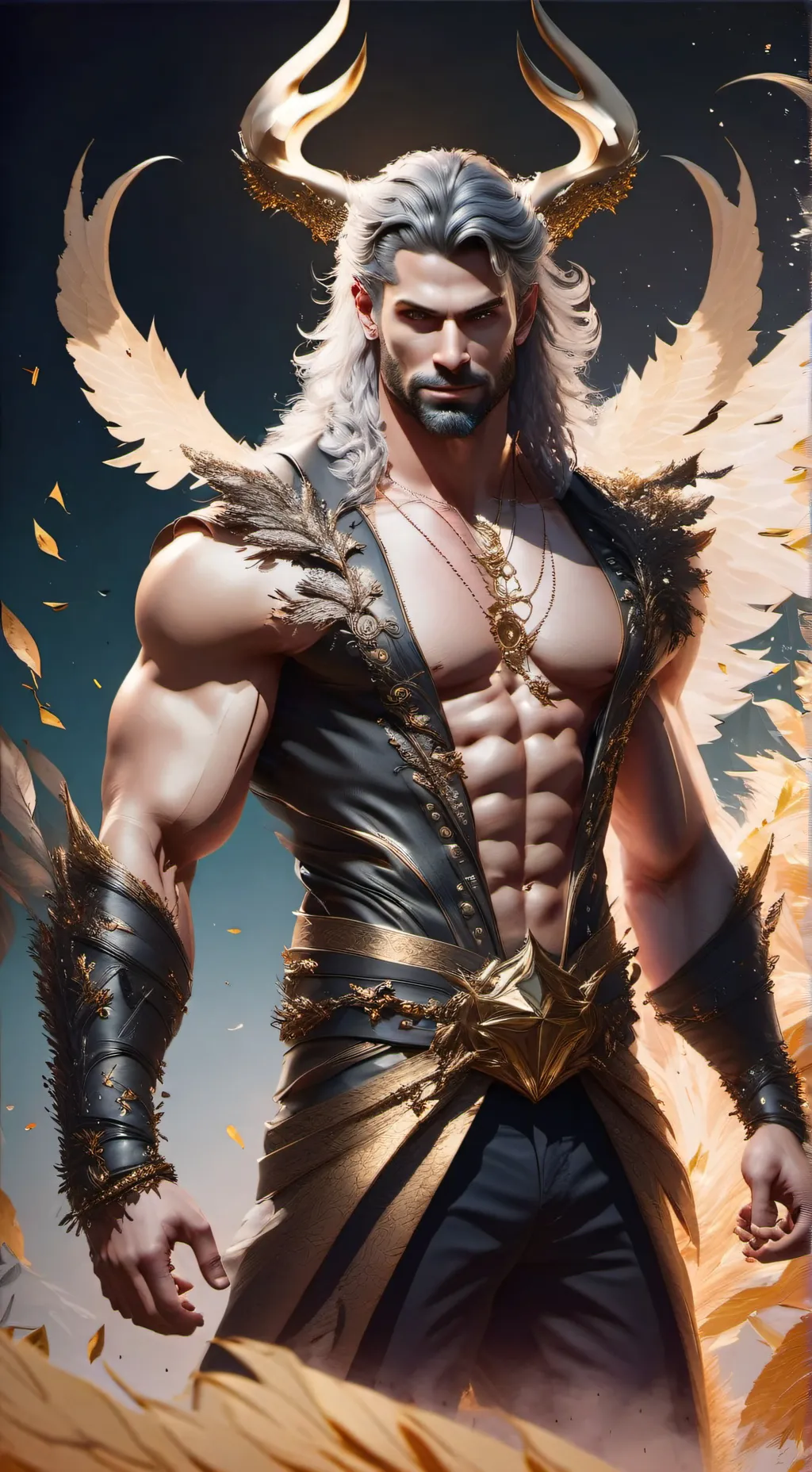 ai character: Lucifer  background