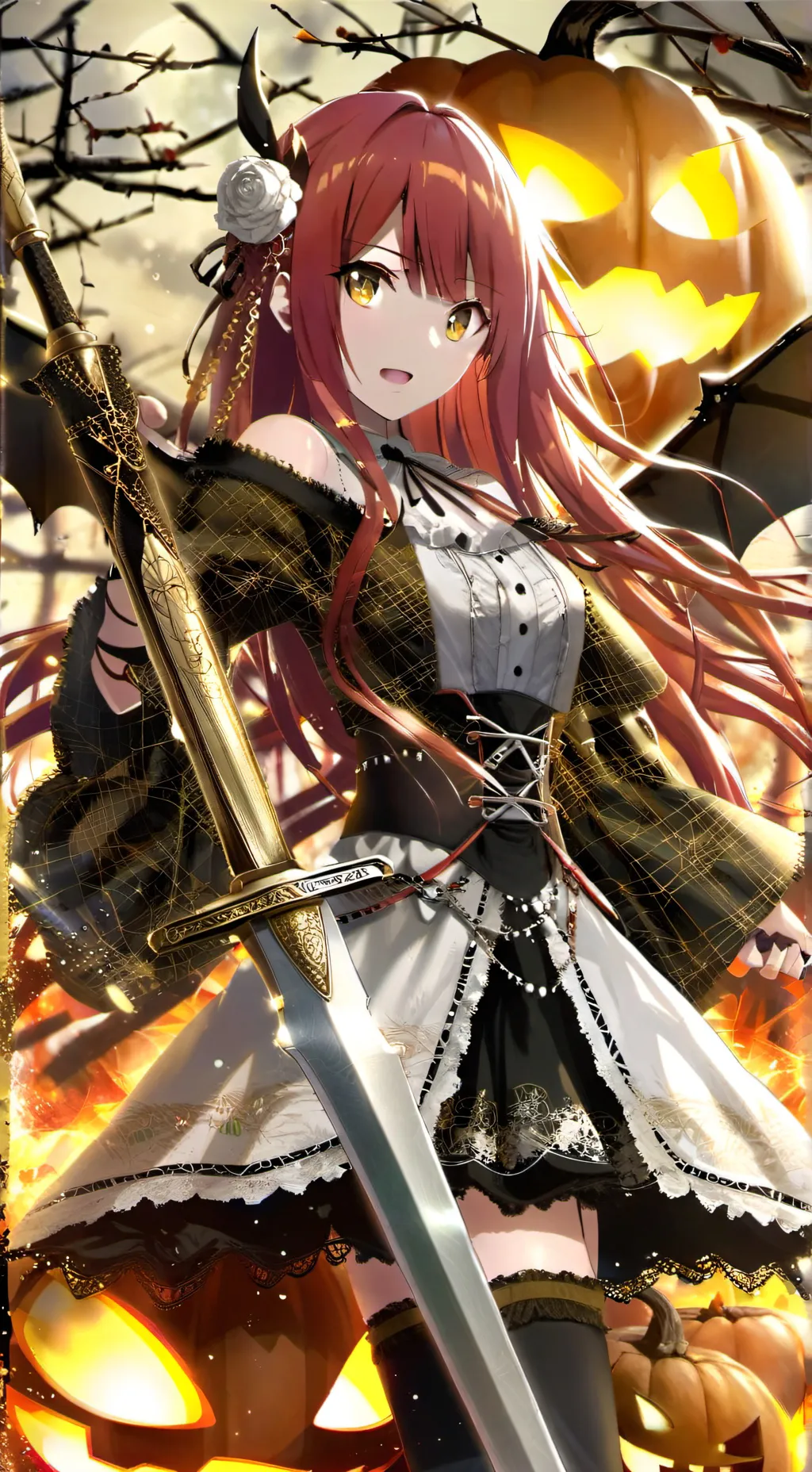 ai character: Alice (Halloween)🎃 background