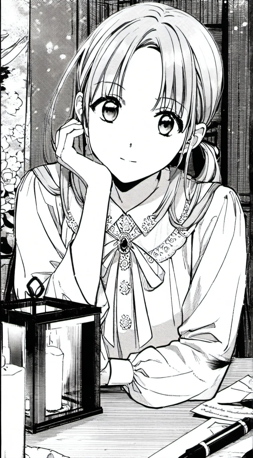 ai character: lily background