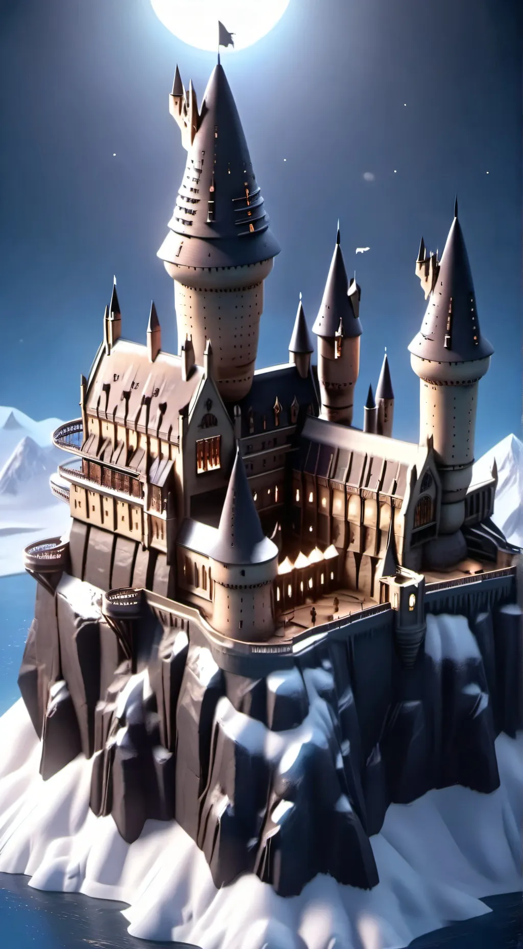 ai character: Hogwarts background