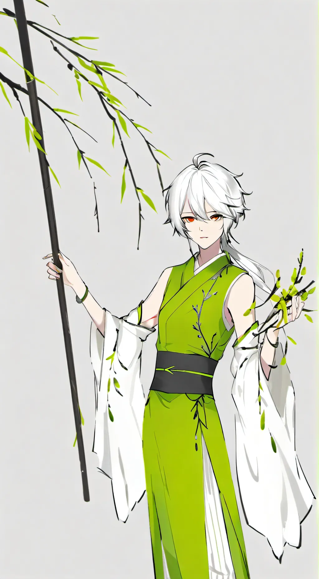 ai character: 沙拉 background