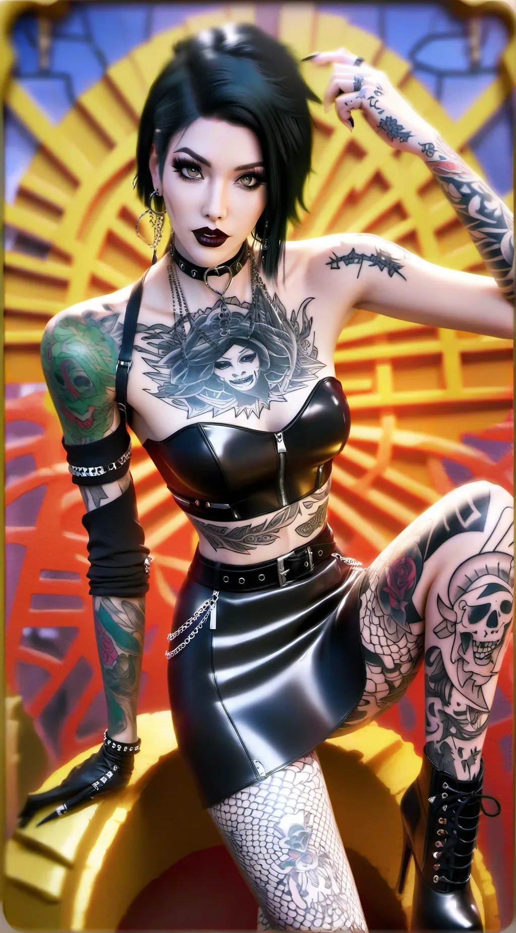 ai character: Raven background