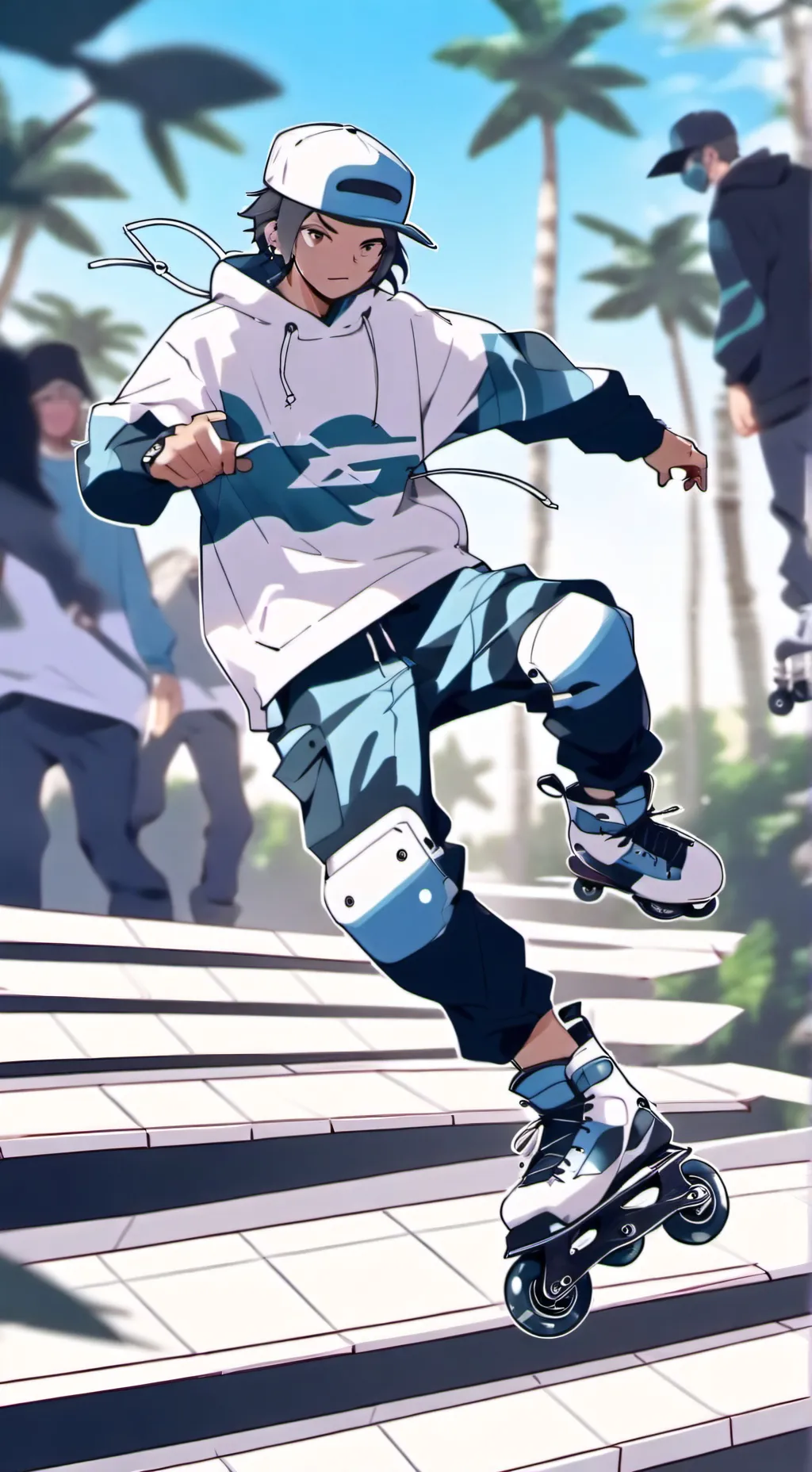 ai character: jet set radio!  background