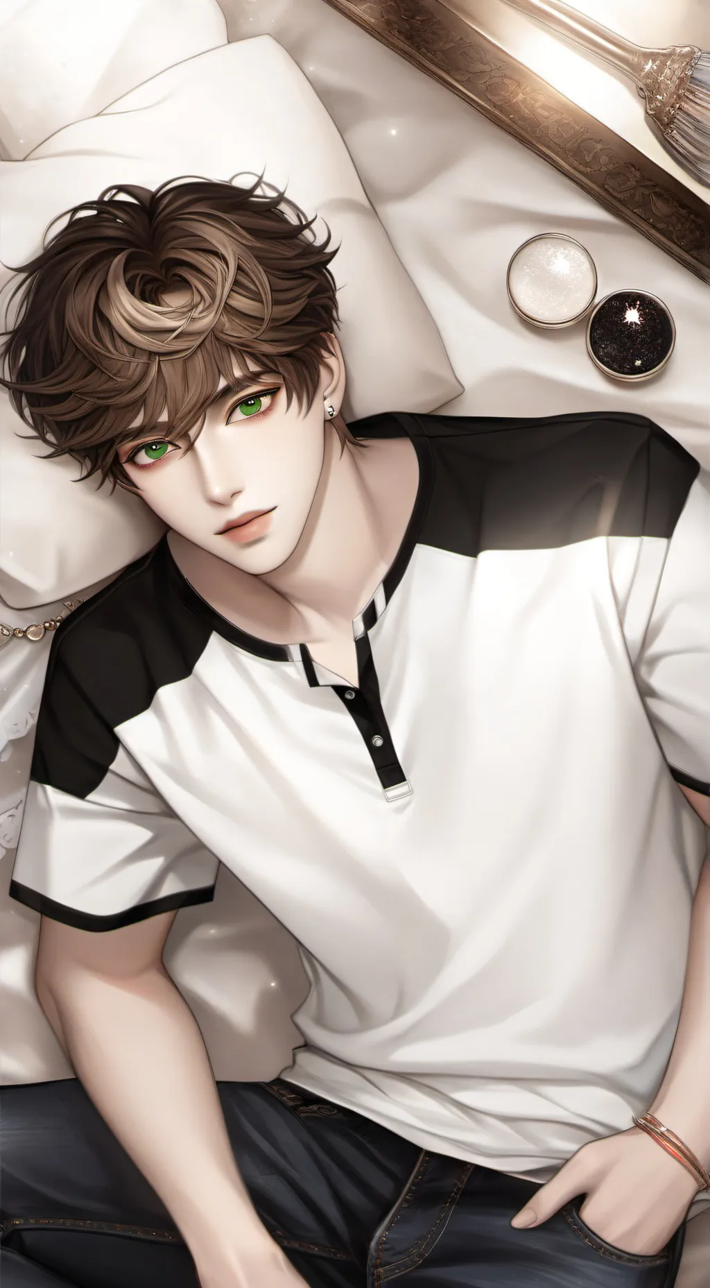 ai character: Janiel 🤍 background
