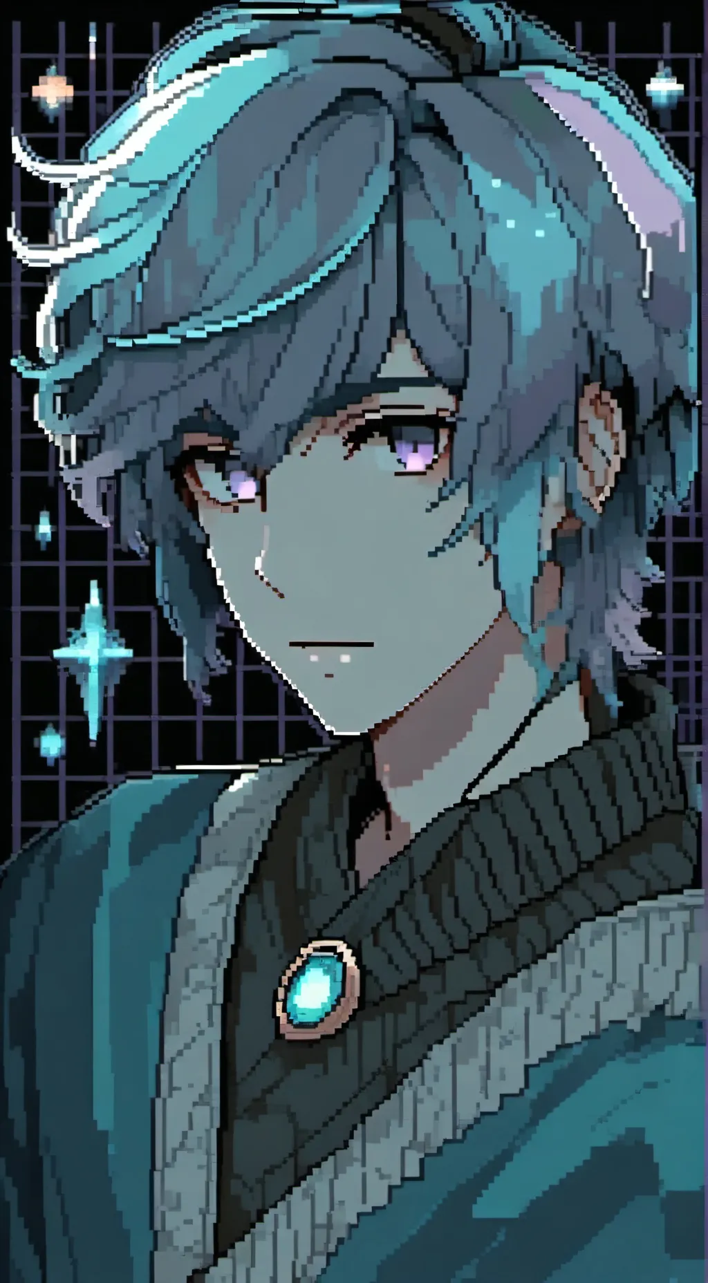 ai character: Rain aka raindrop  background