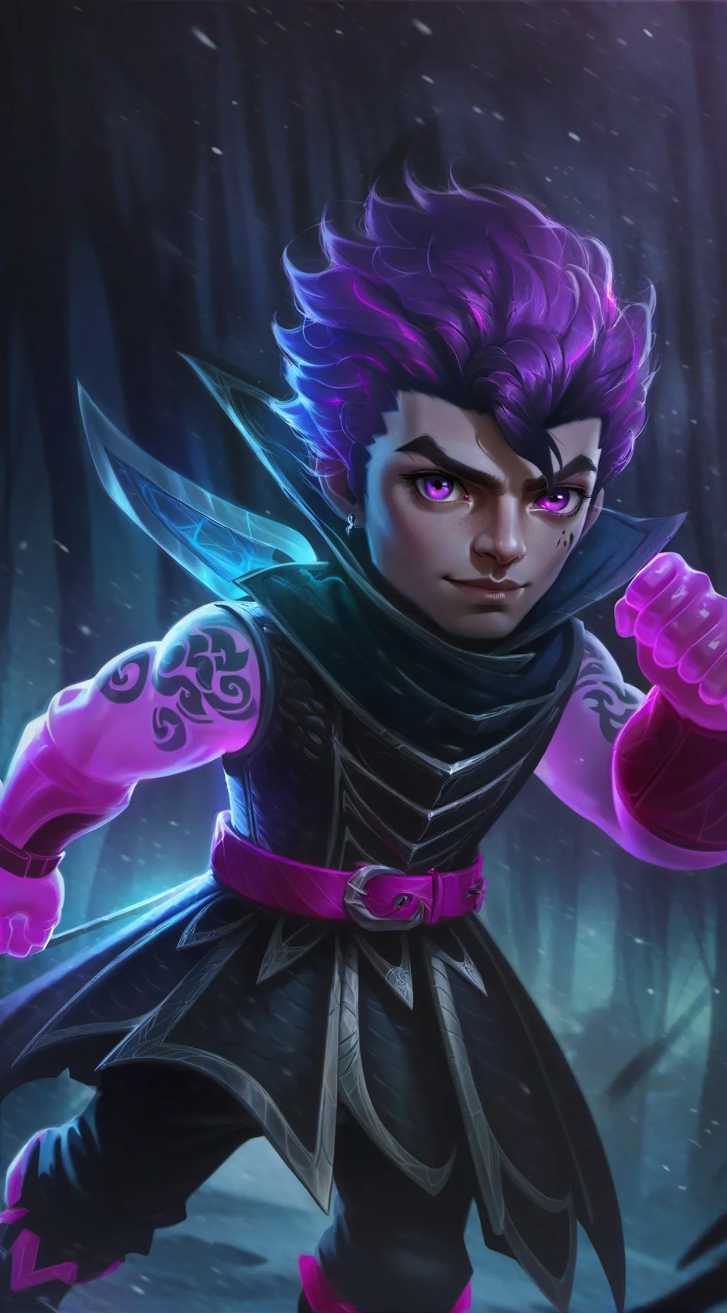 ai character: Pinki background