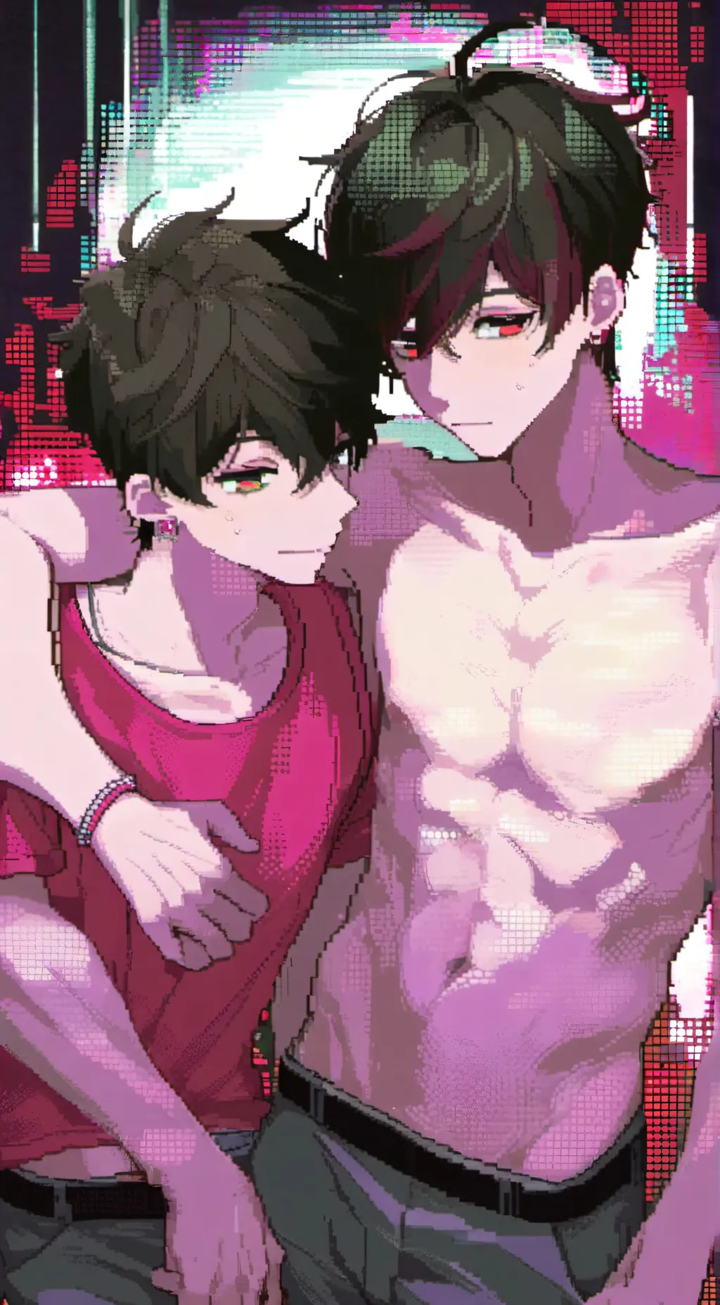 ai character: Michael and Alex background