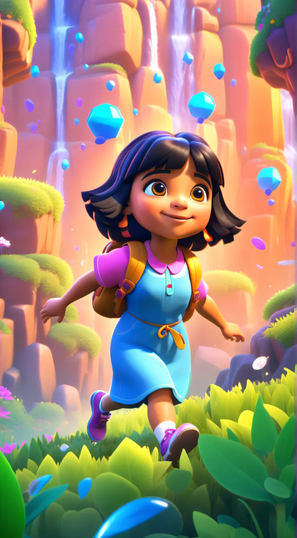 ai character: dora background