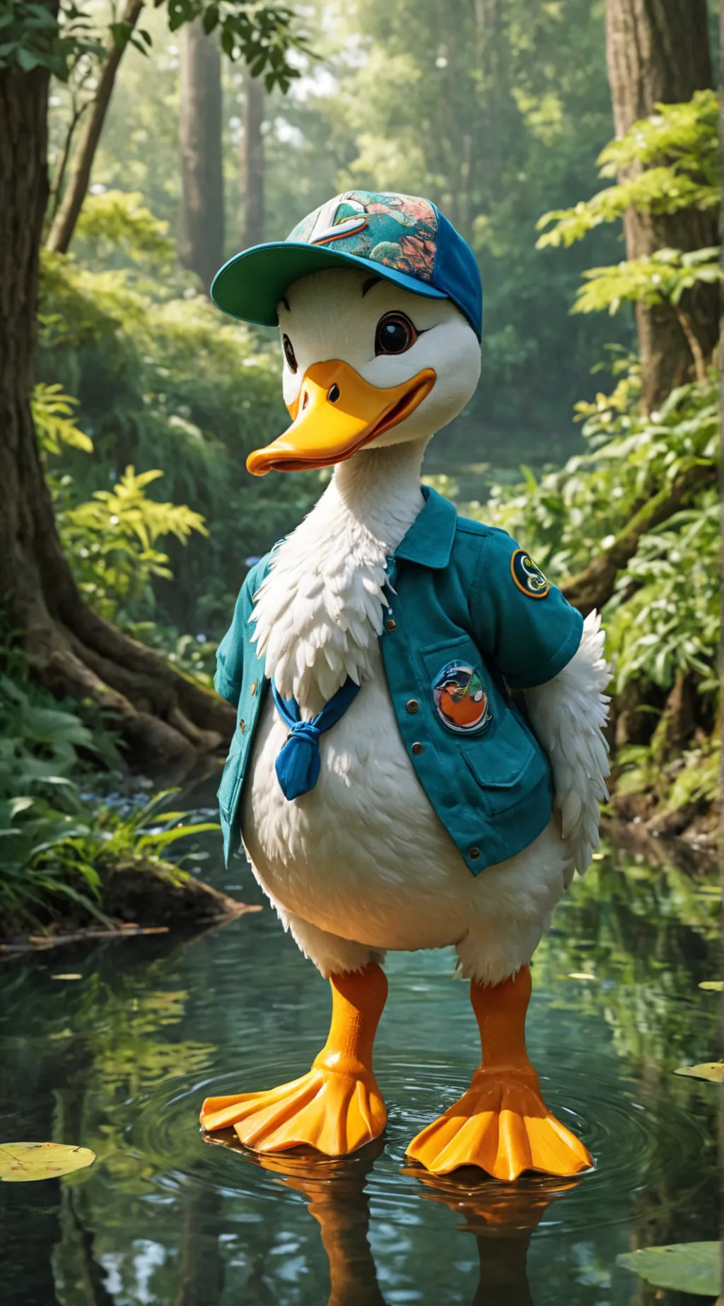 ai character: patito juan background
