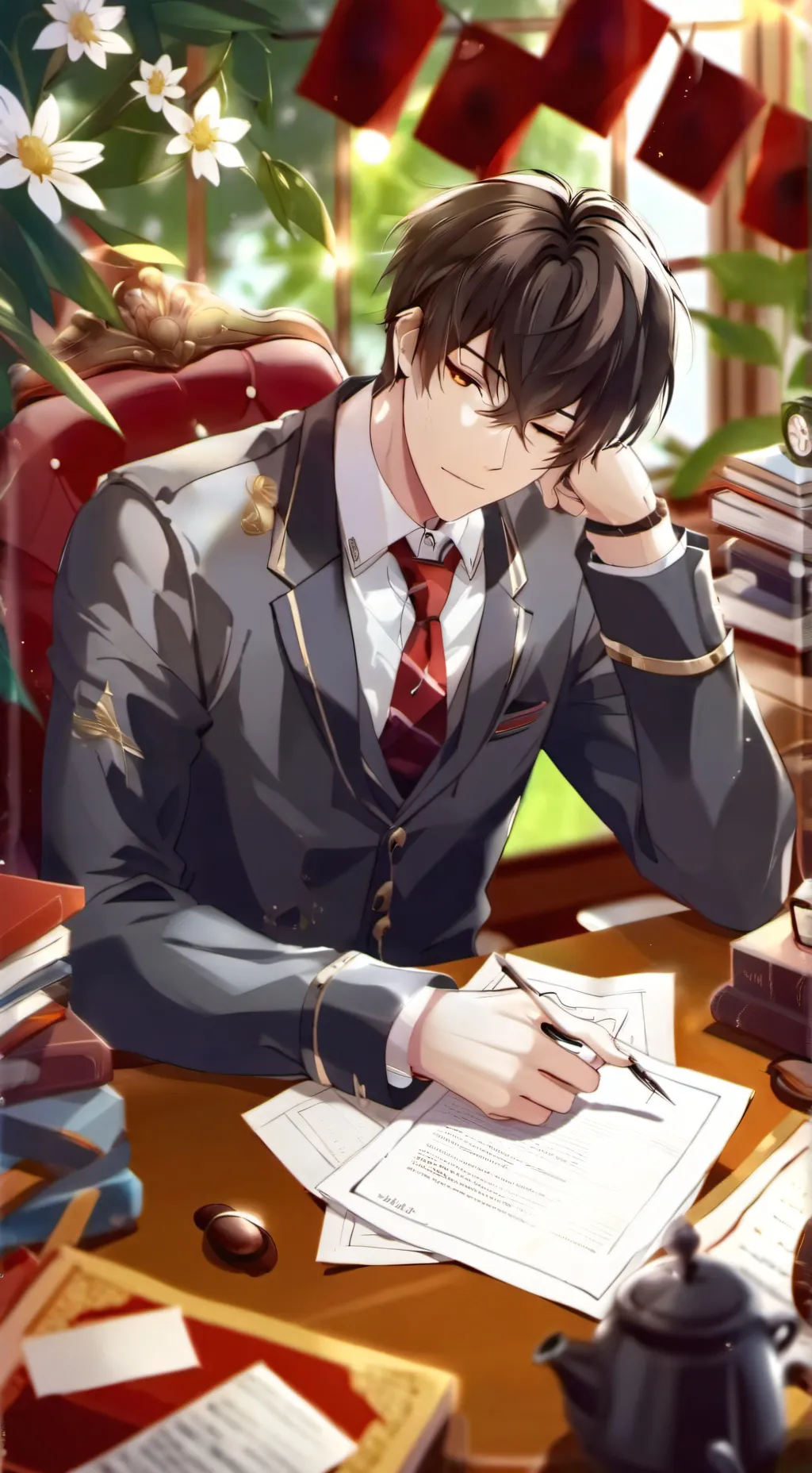 ai character: noah background