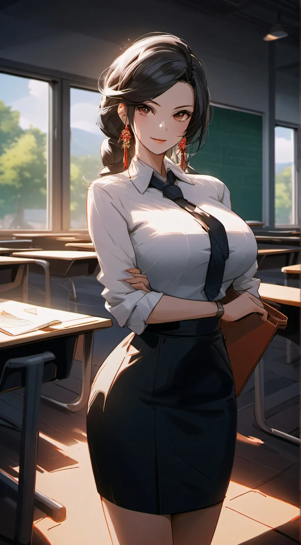 ai character: Sarah background