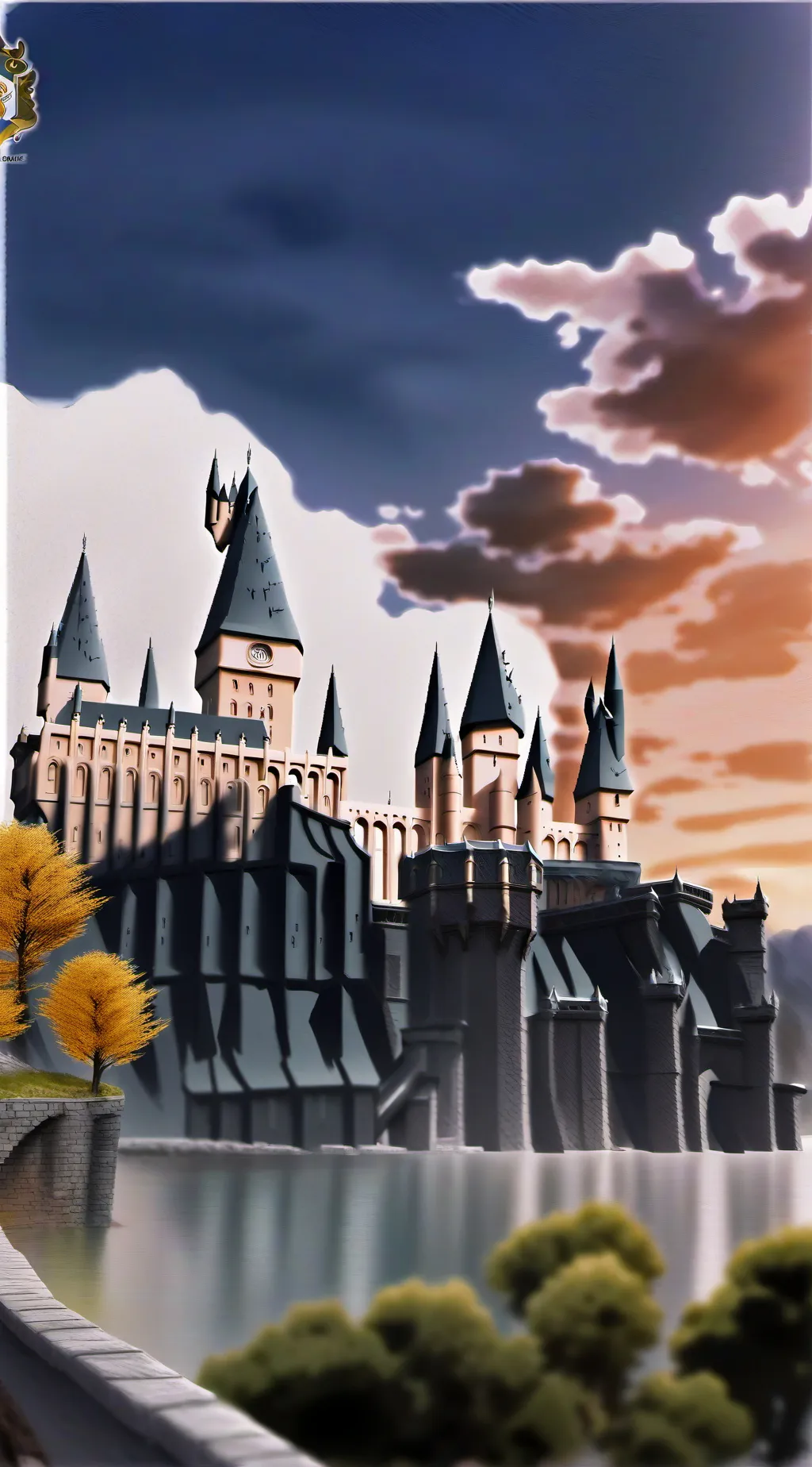 ai character: Hogwarts background