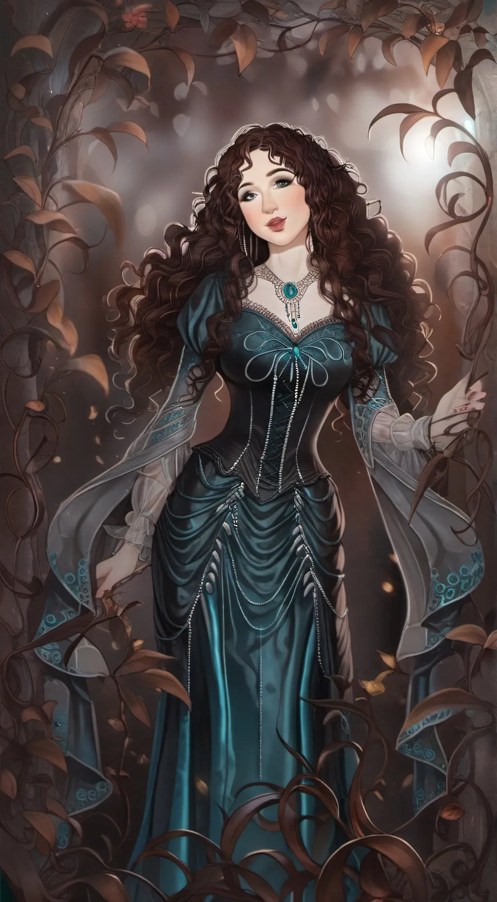 ai character: Aurora background