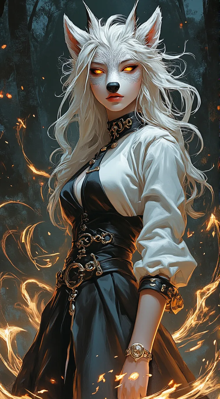 ai character: Luna background