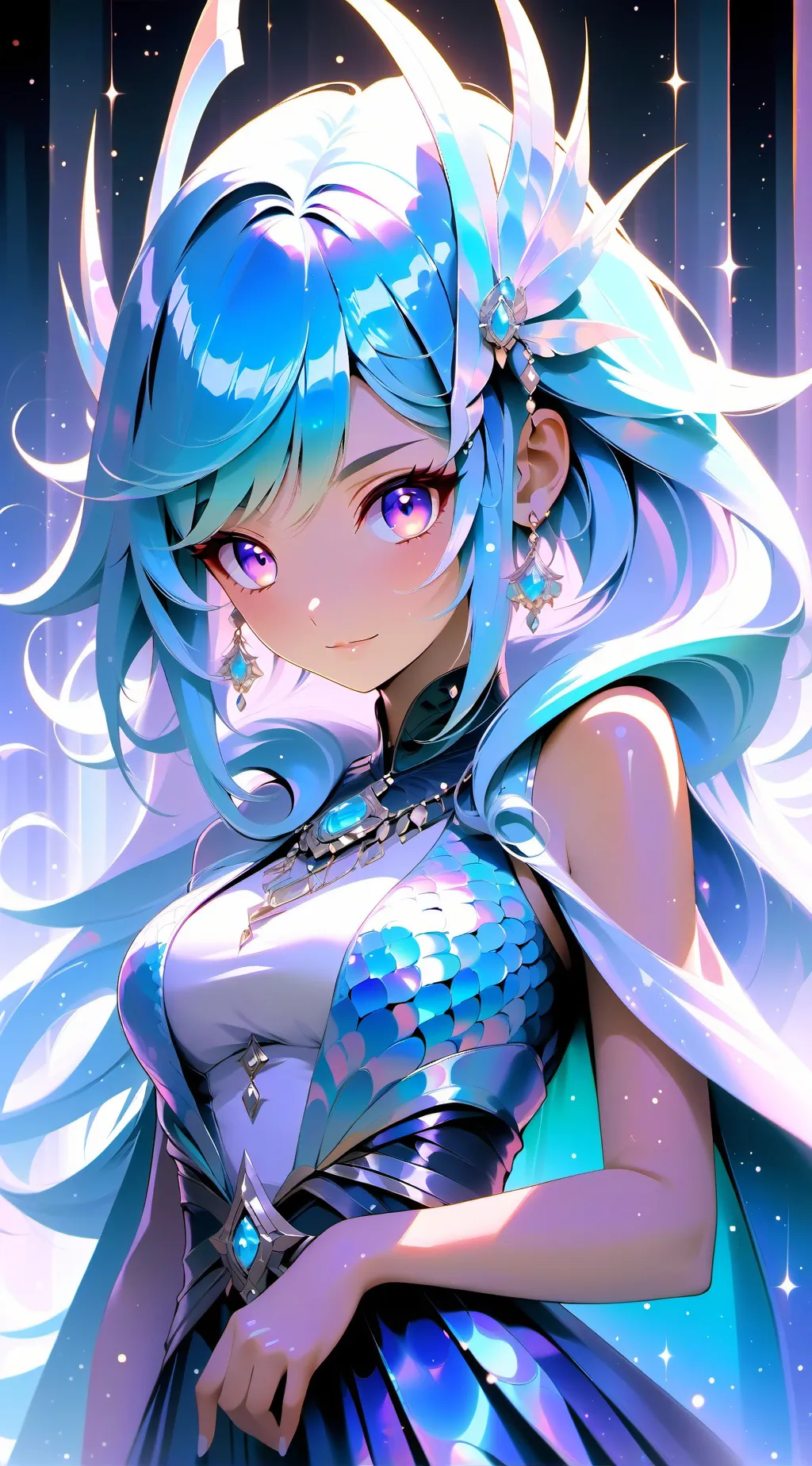 ai character: Aurora background