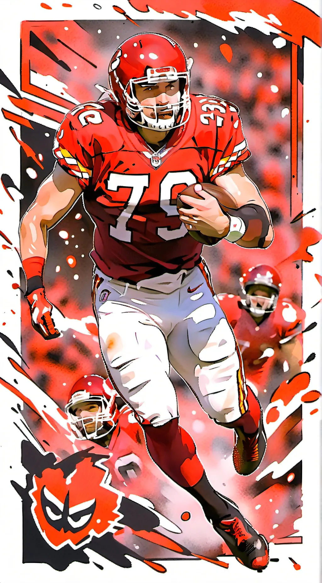 ai character: Travis kelce background