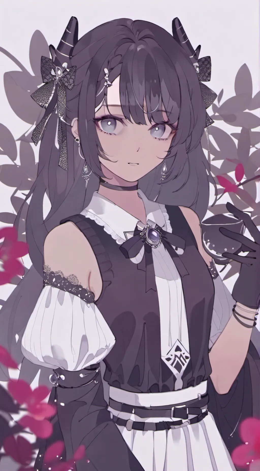 ai character: Amelia ￼ background