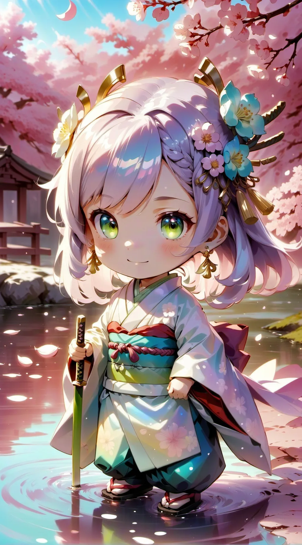 ai character: Suzumes daughter  background