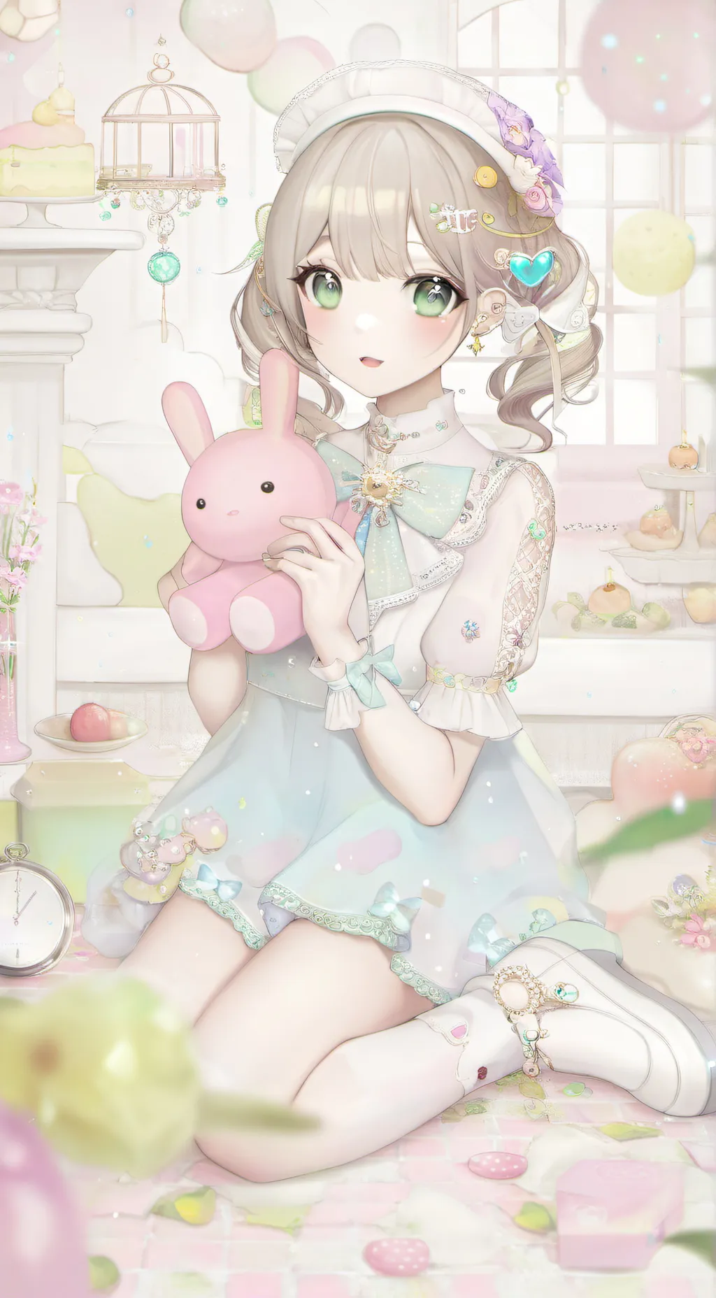ai character: Lily  background
