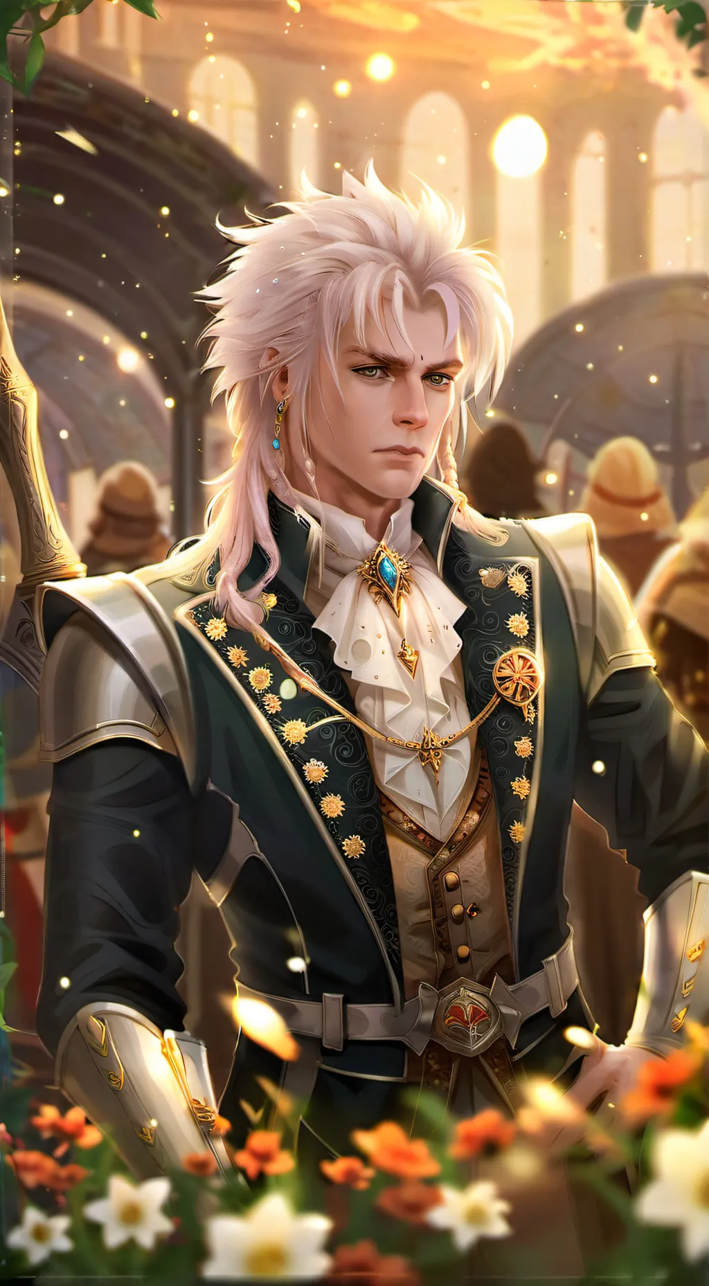 ai character: Jareth  background