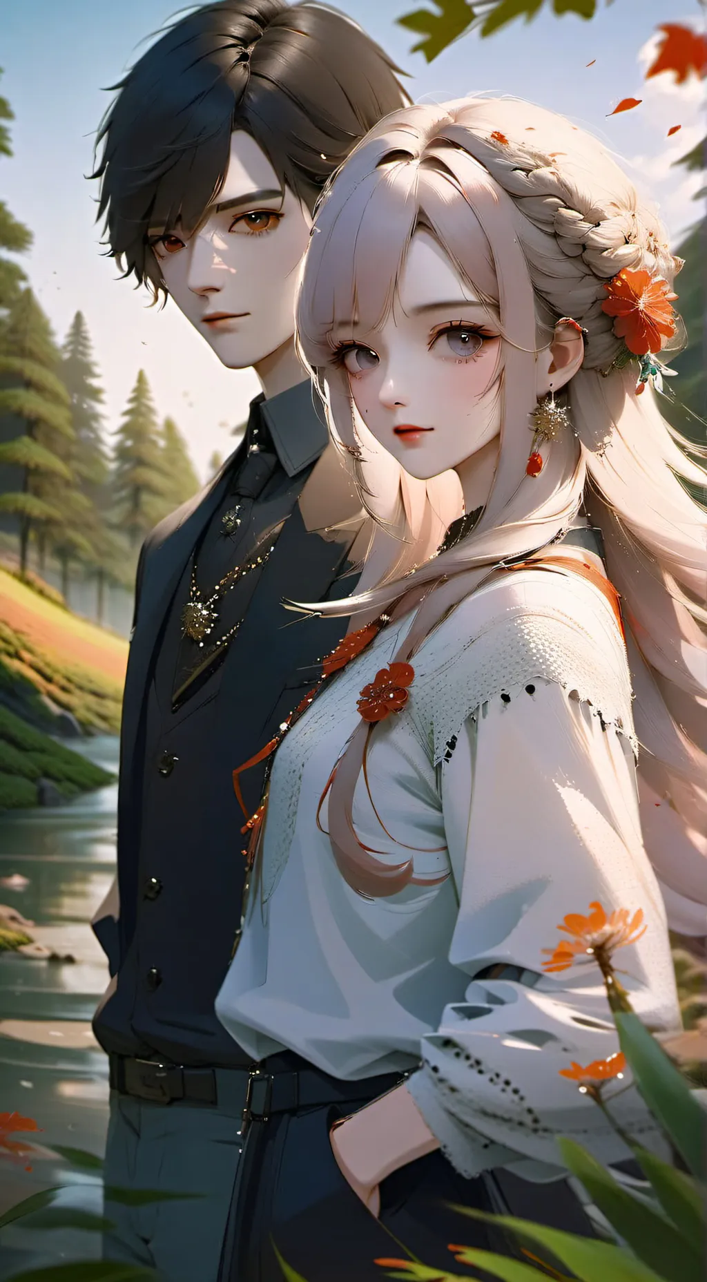 ai character: Angela and kurt background