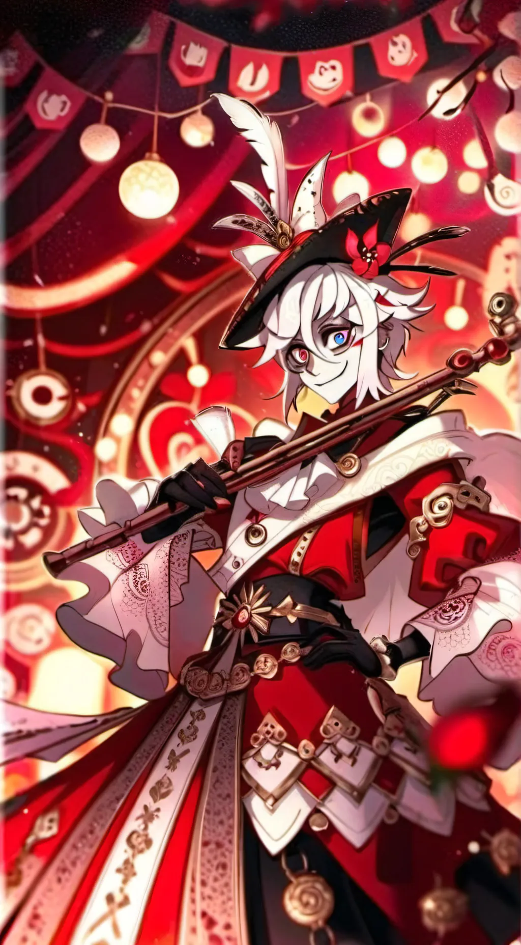 ai character: HH what ever uwant background