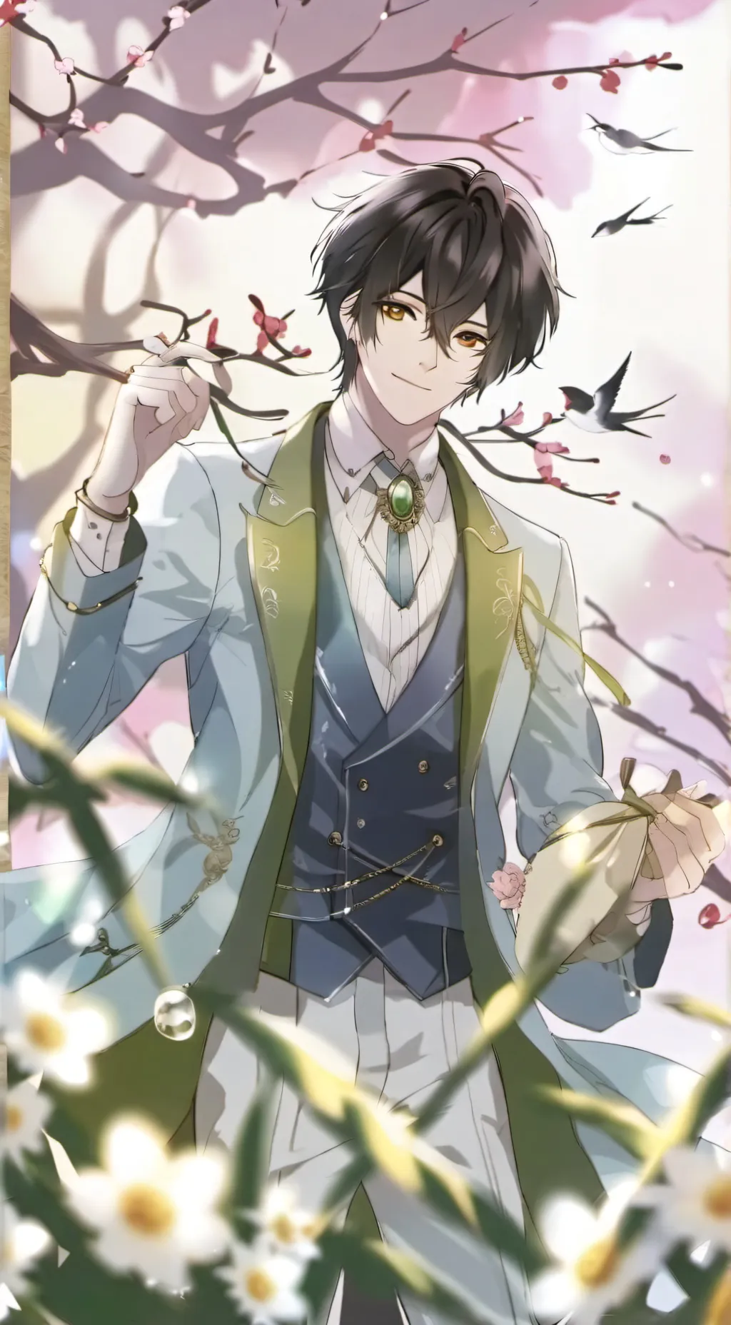 ai character: Lucas  background