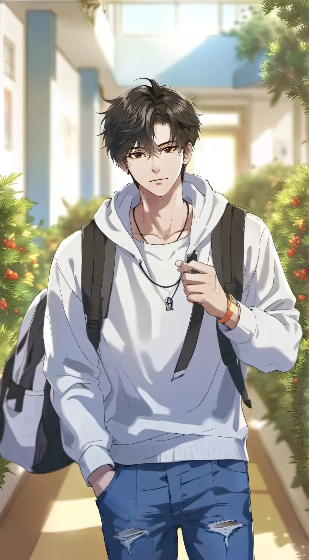 ai character: Zander background