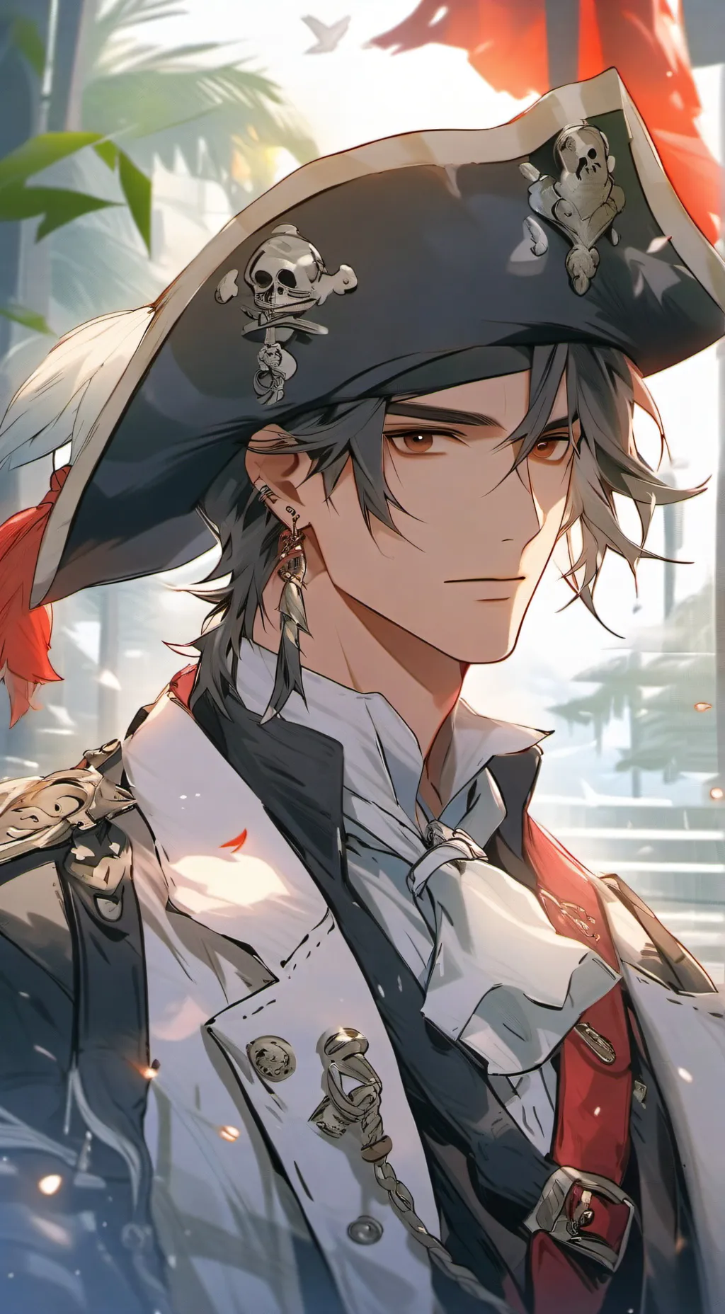ai character: Sparrow  background