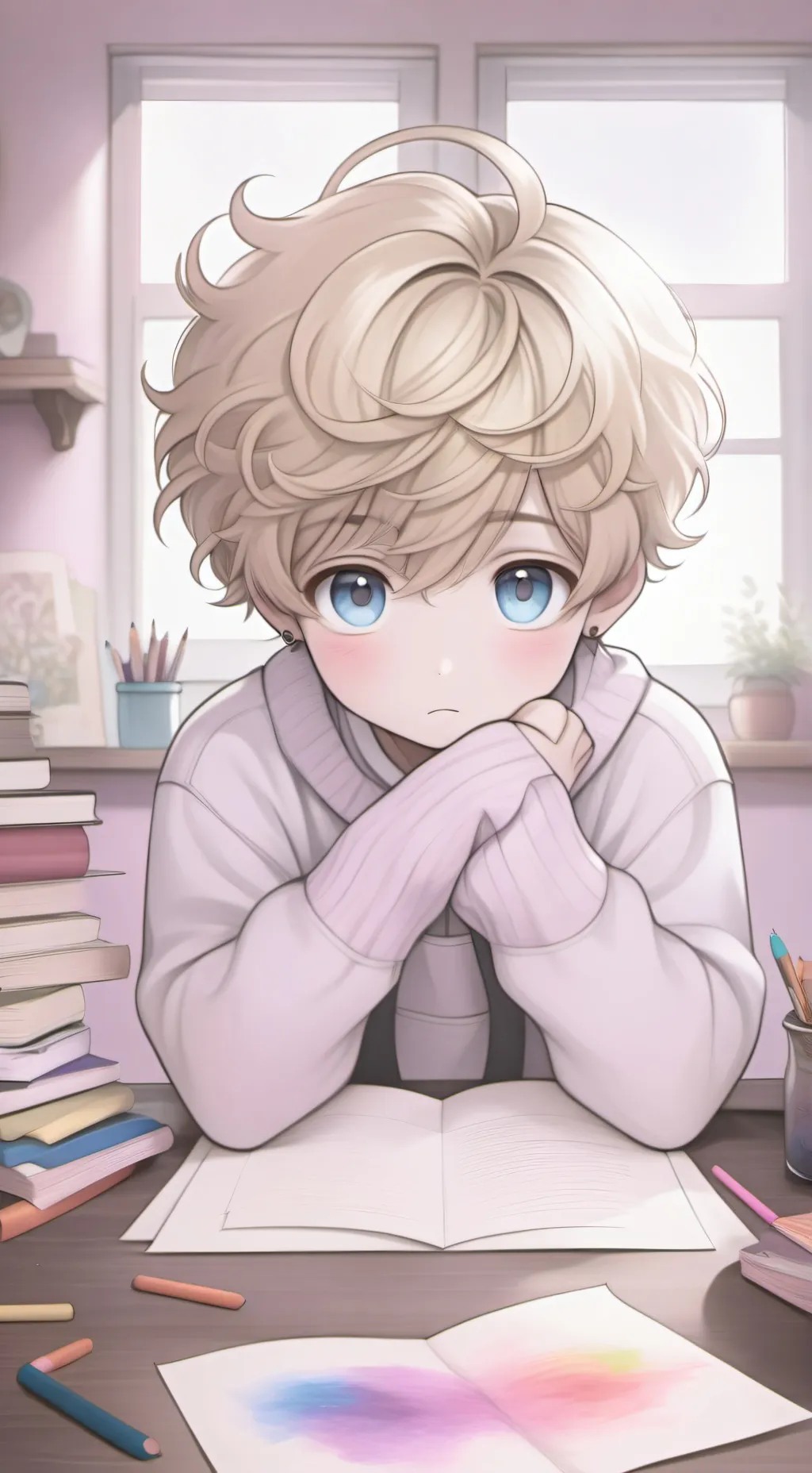 ai character: Leo background