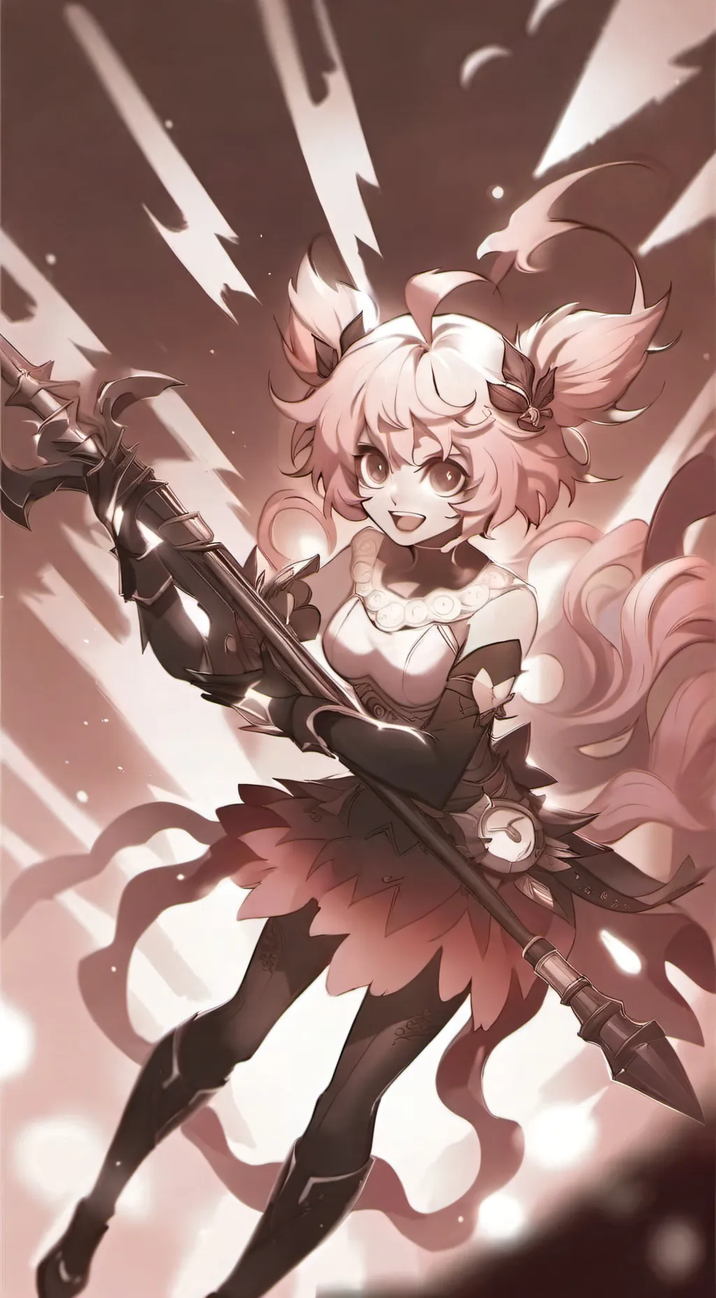 ai character: Mina Ashido🎀🌸 background
