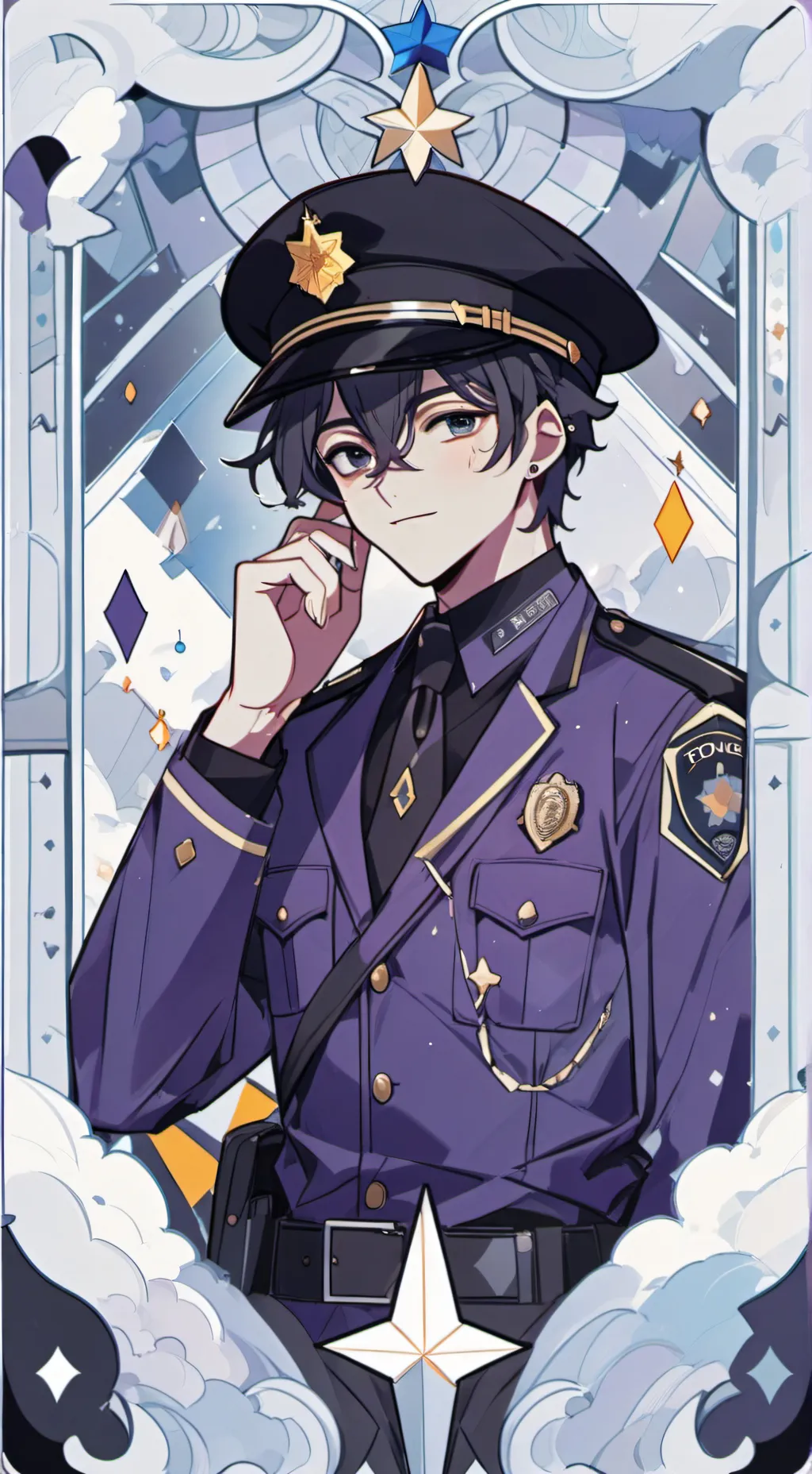 ai character: Policeman background