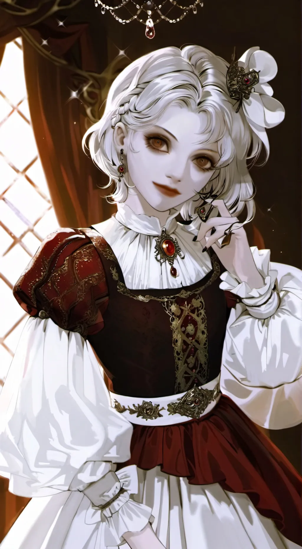 ai character: Rosemary Graham  background