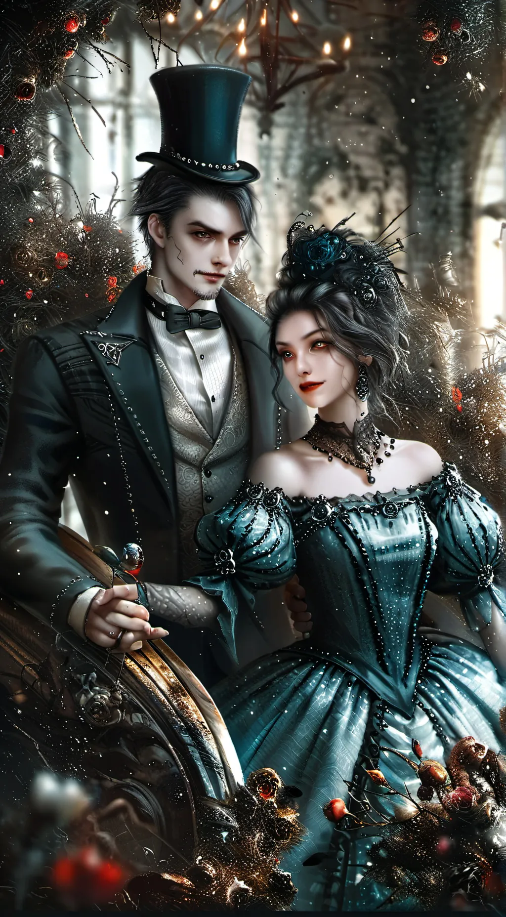 ai character: HH dinner background