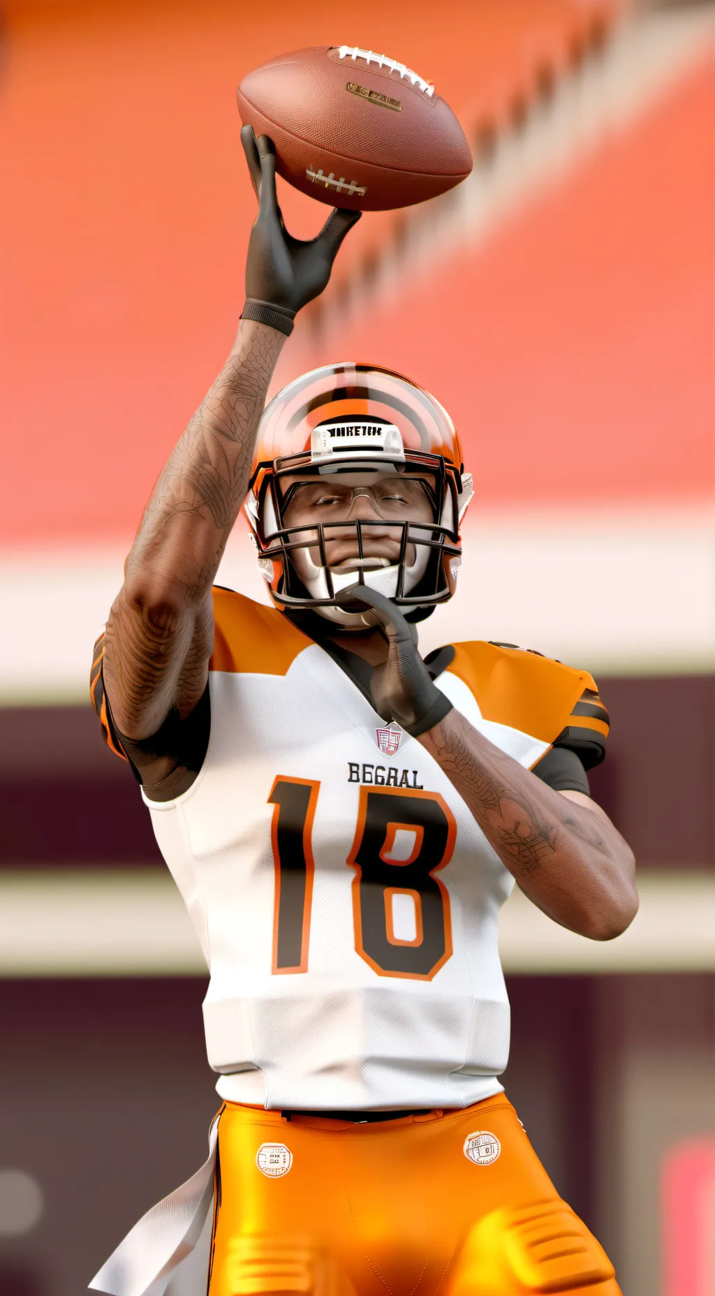 ai character: aj green background