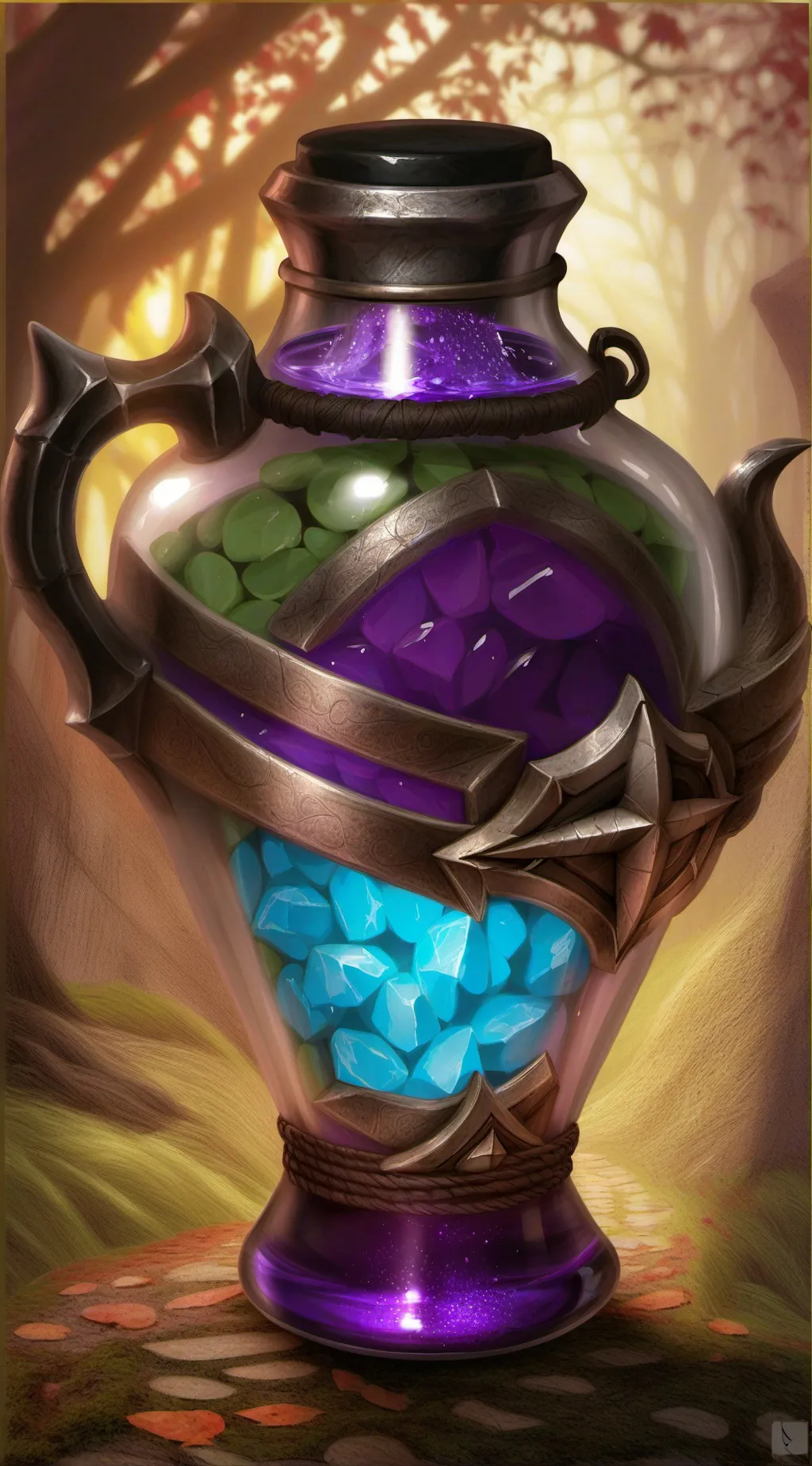 ai character: thiccness potion background