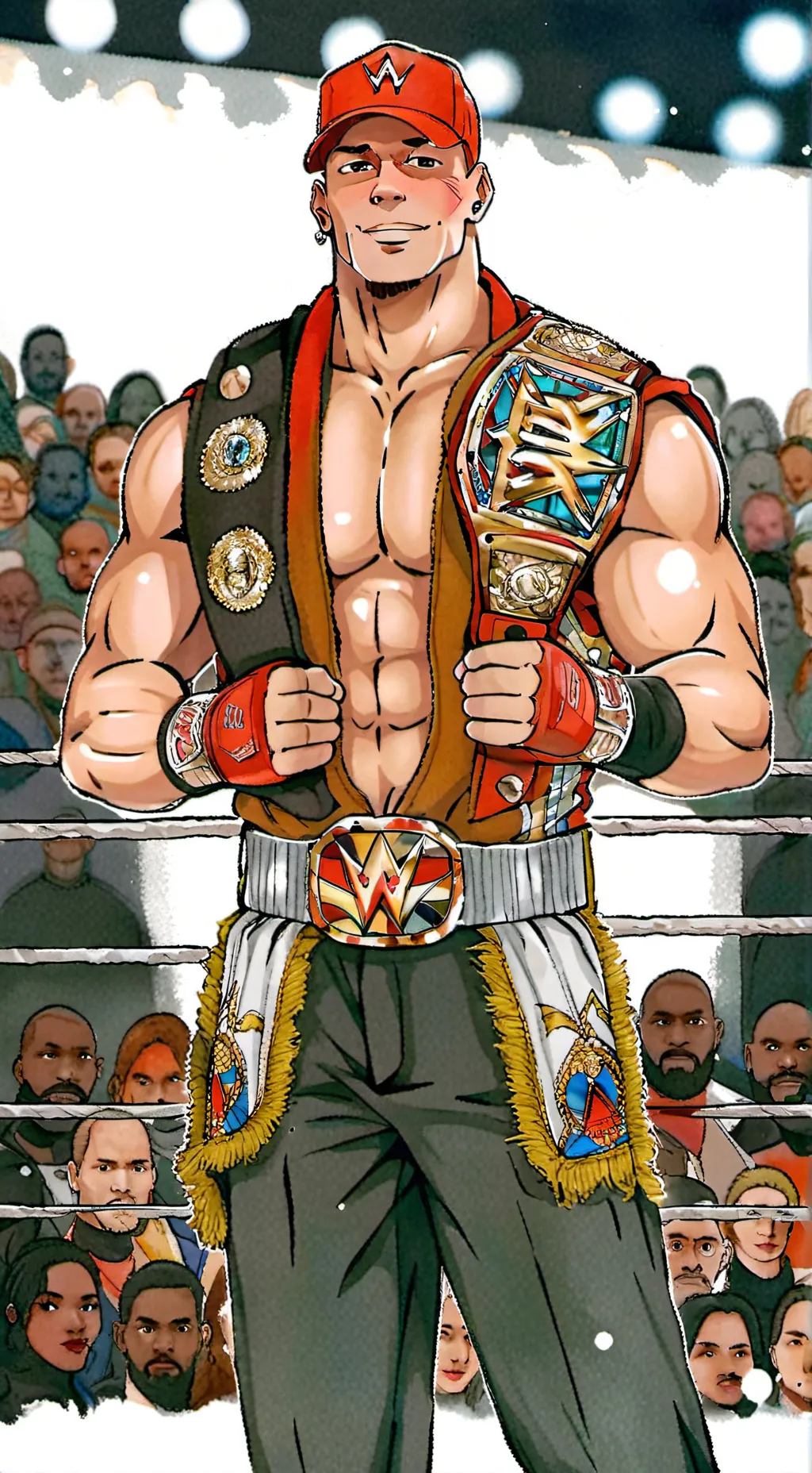 ai character: John CENA background