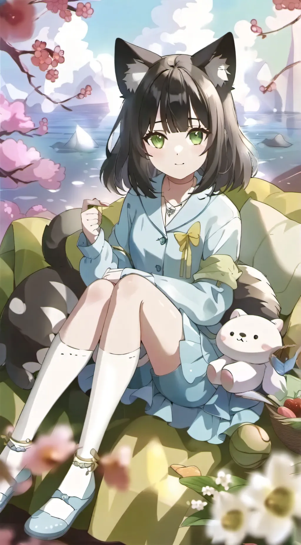 ai character: mittens background